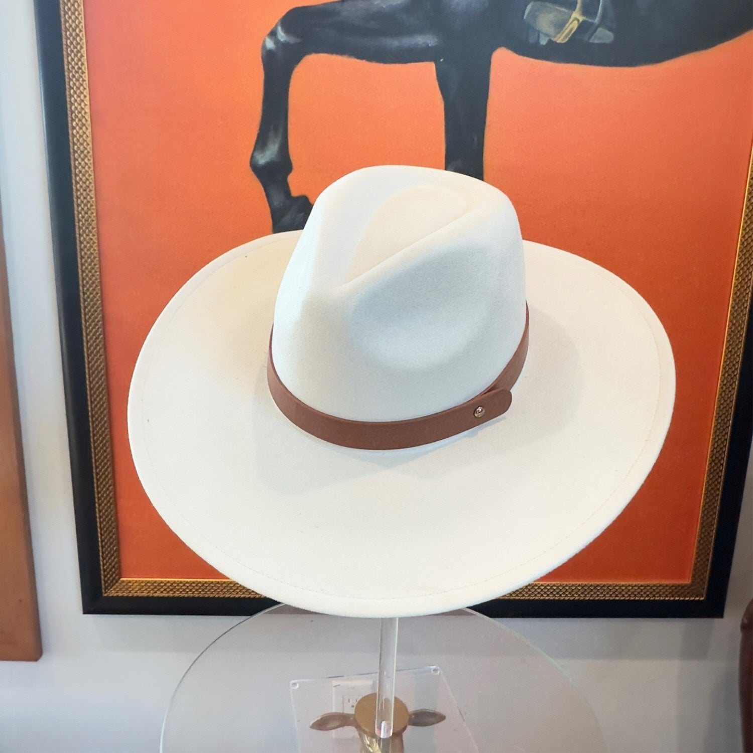 Best seller Fashion Classic Wide Brim Suede Premium Hat W/