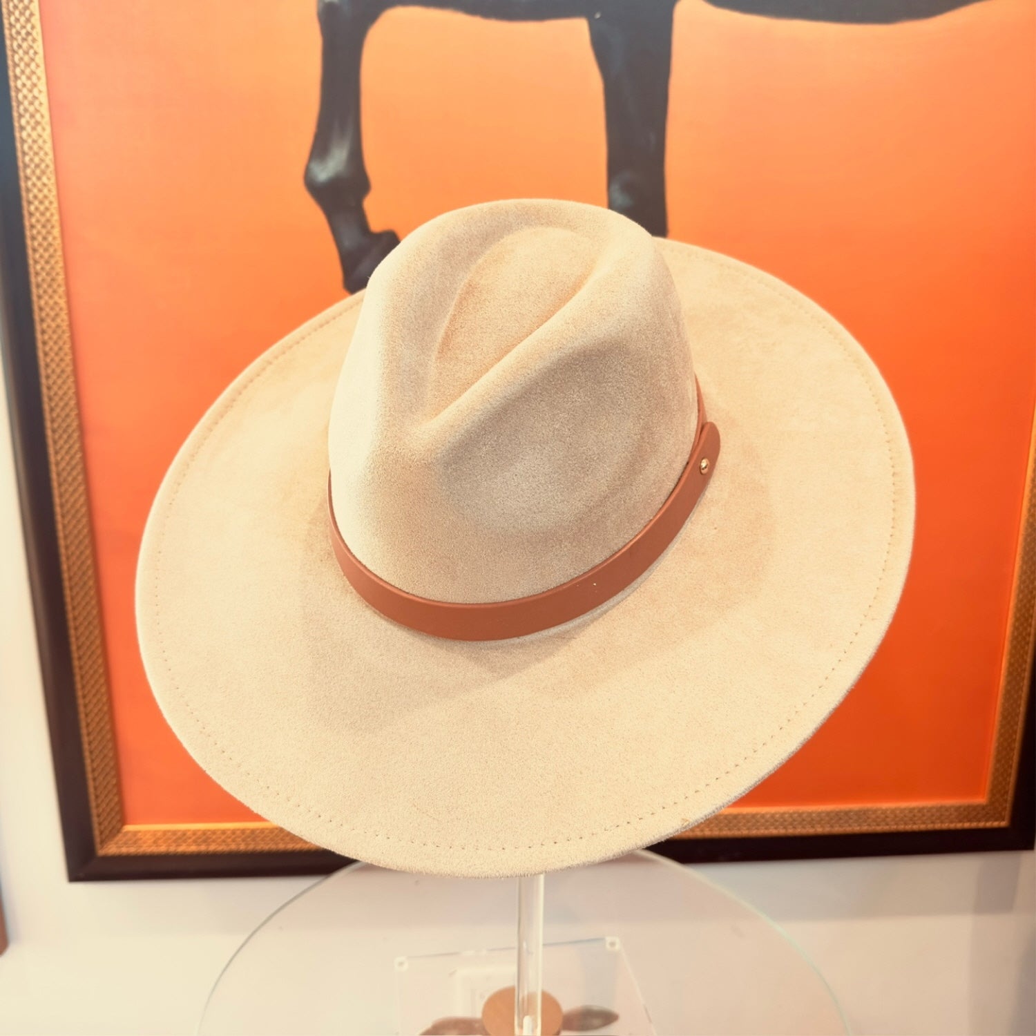 Best seller Fashion Classic Wide Brim Suede Premium Hat W/