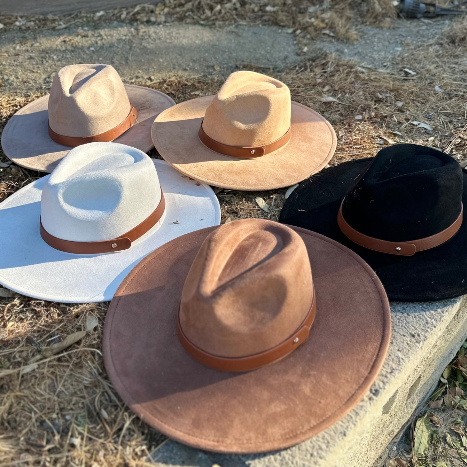 Best seller Fashion Classic Wide Brim Suede Premium Hat W/