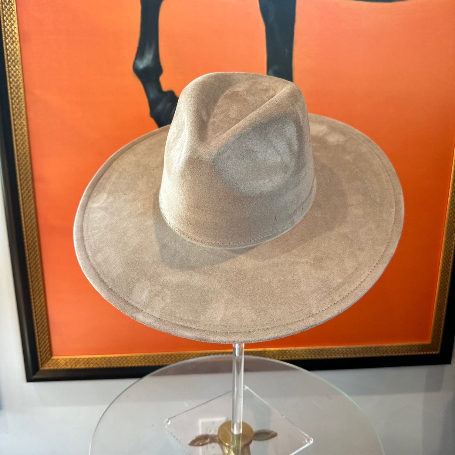 VEGAN SUEDE FEDORA HAT (Copy)