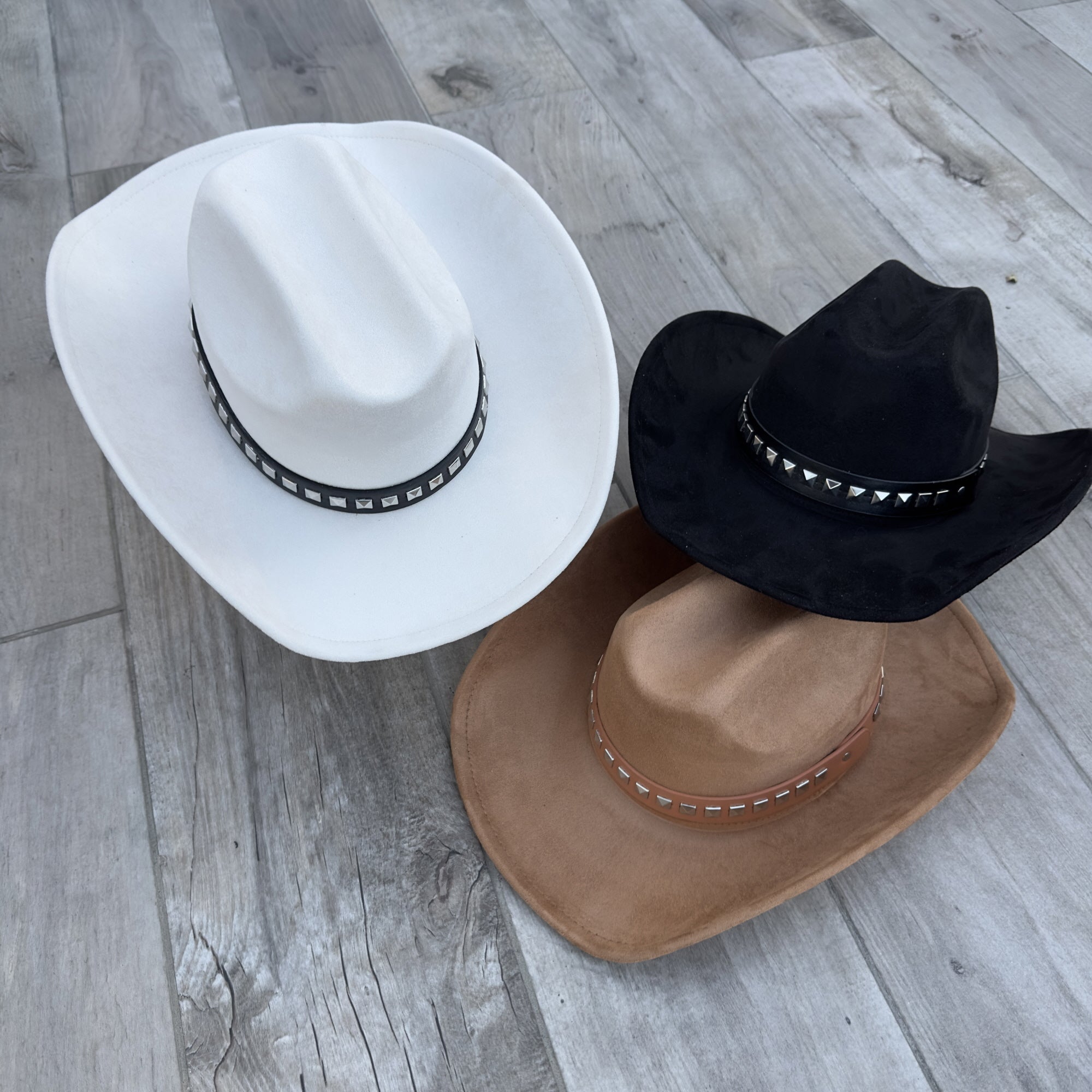Vegan Suede Cattleman Cowboy Hat β Classic Western Style