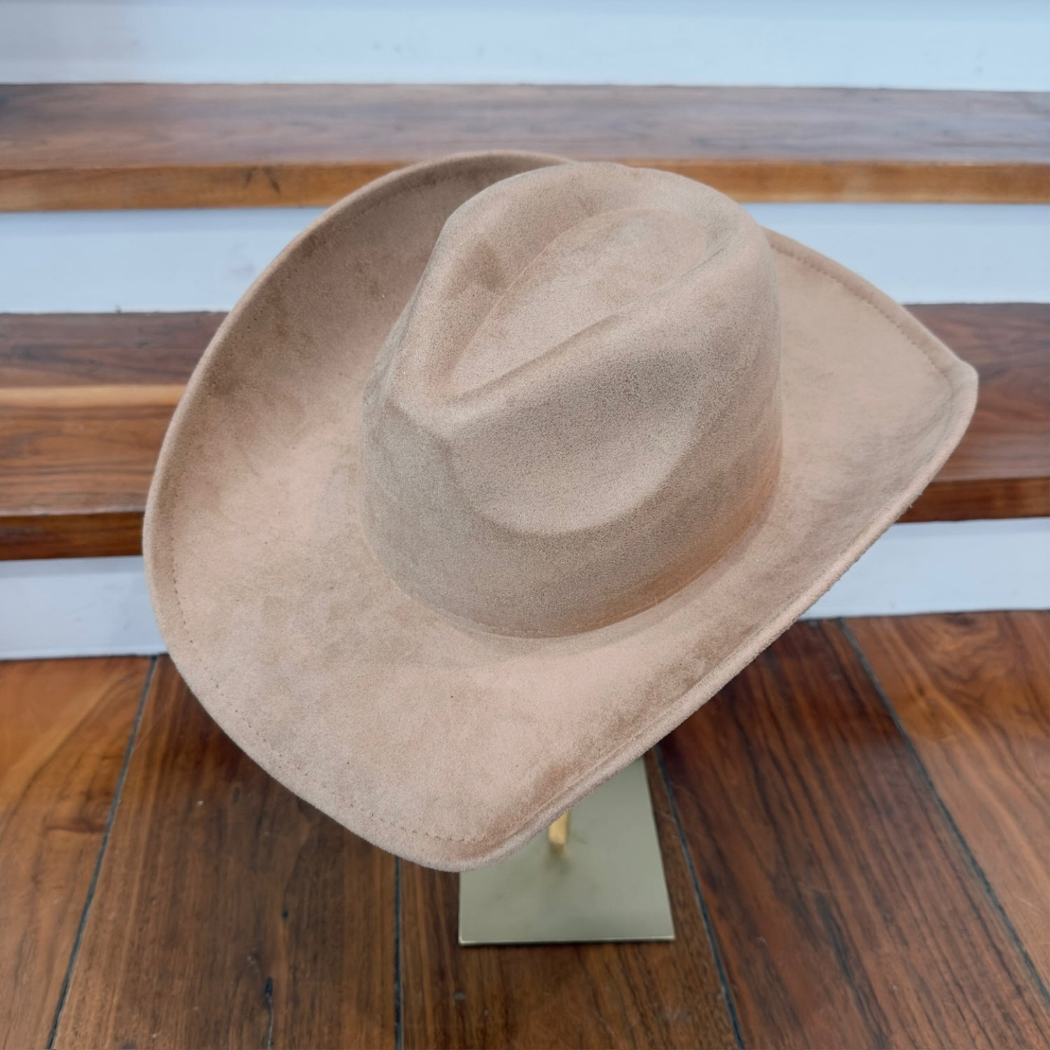 FASHION VEGAN SUEDE COWBOY HAT