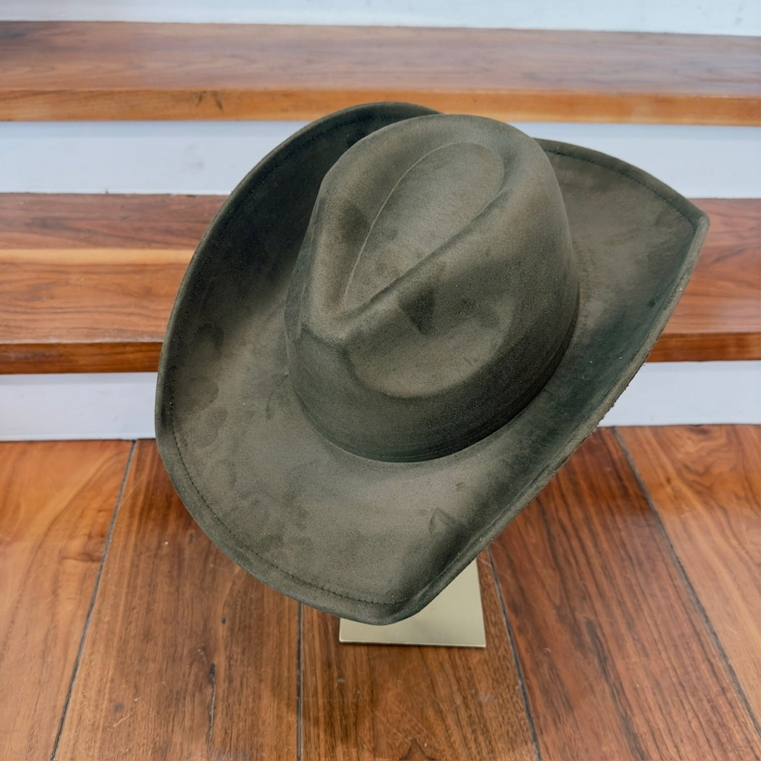 FASHION VEGAN SUEDE COWBOY HAT