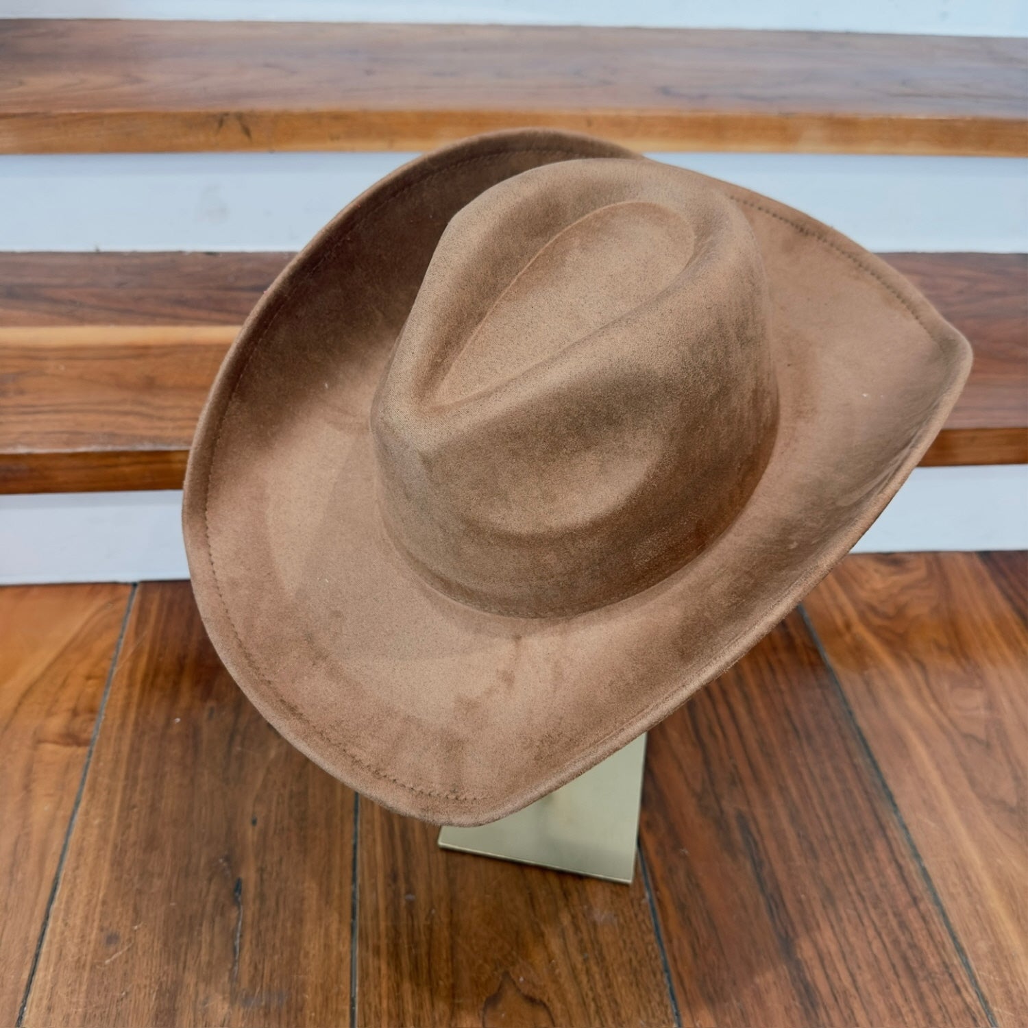 FASHION VEGAN SUEDE COWBOY HAT