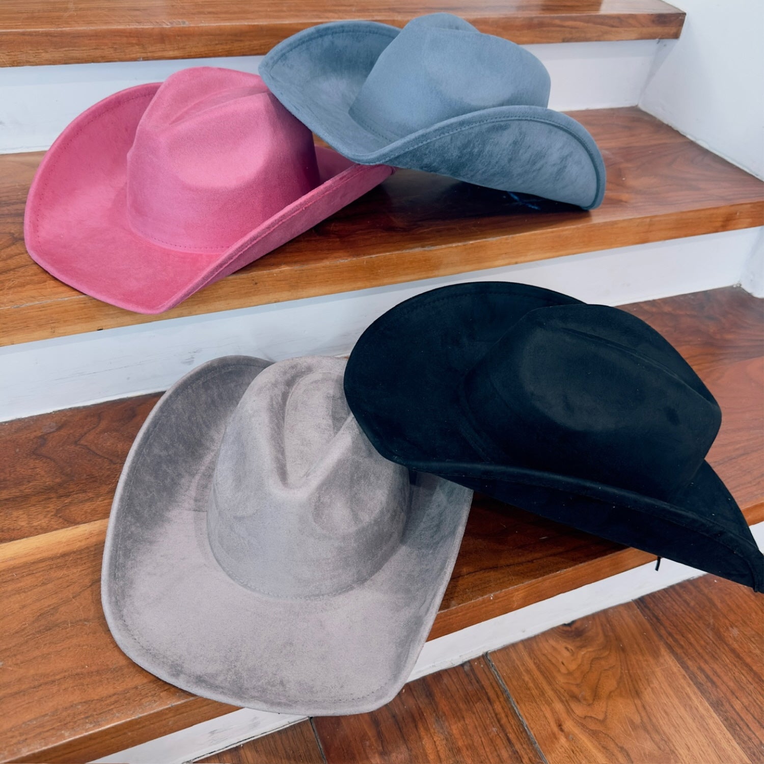 FASHION VEGAN SUEDE COWBOY HAT