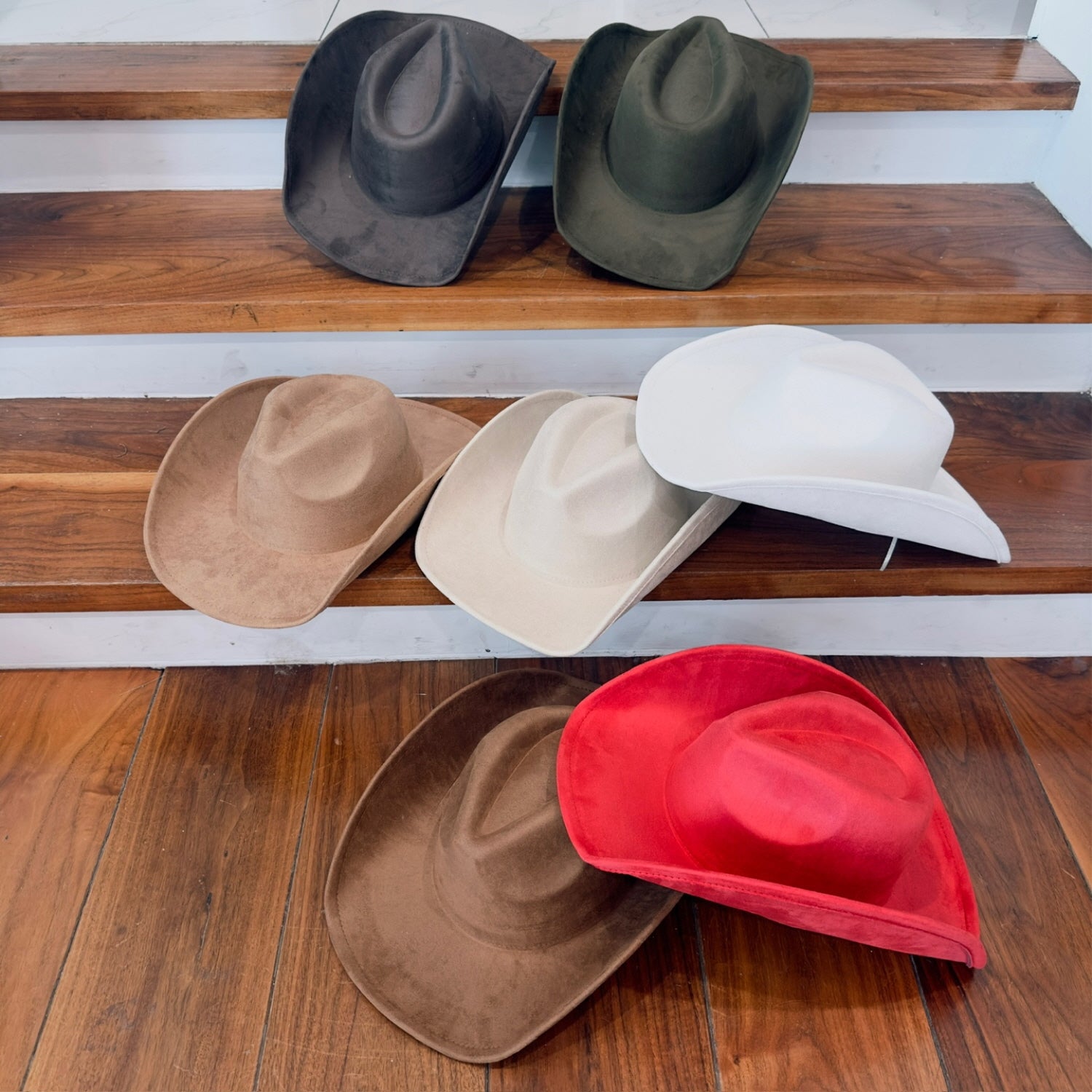 FASHION VEGAN SUEDE COWBOY HAT