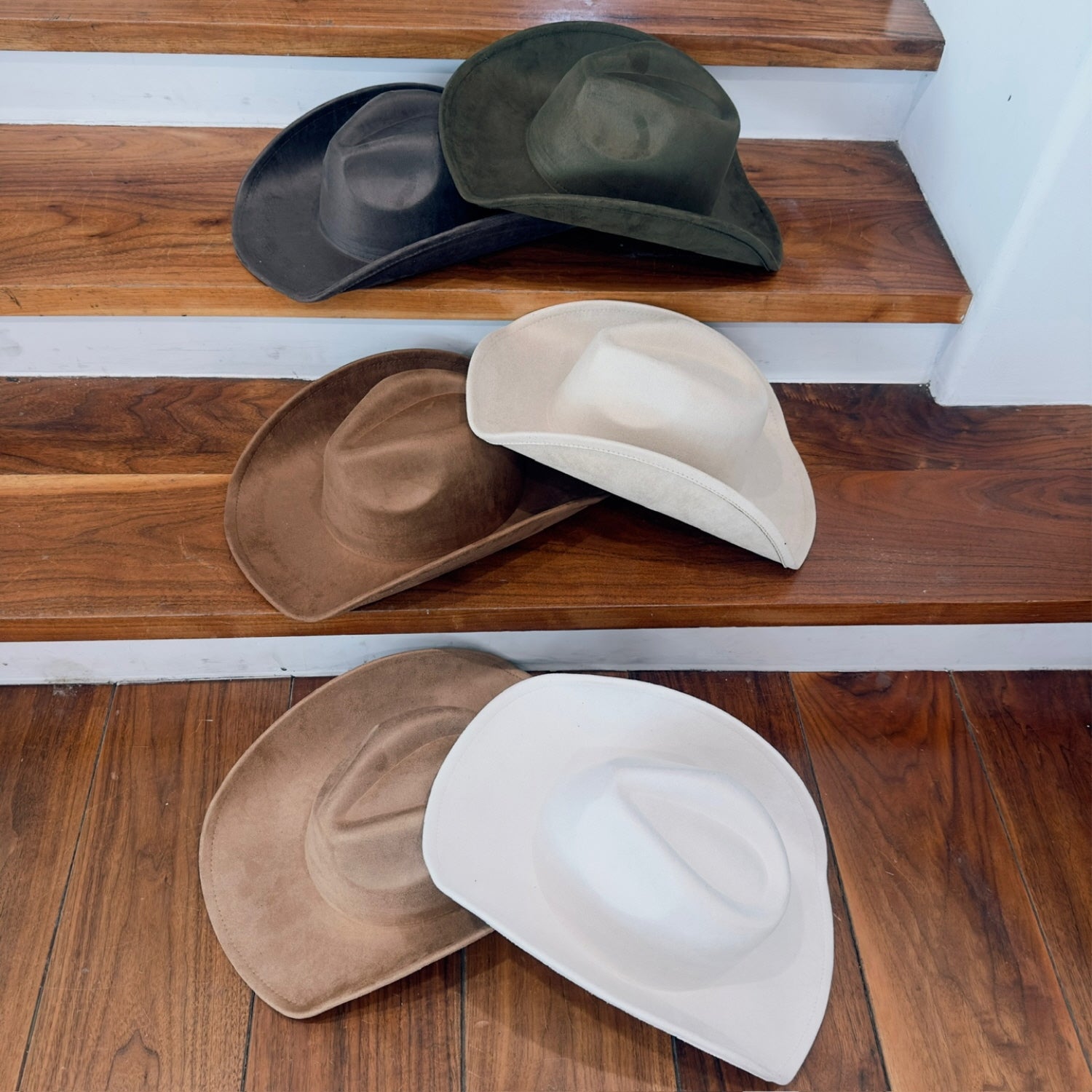 FASHION VEGAN SUEDE COWBOY HAT