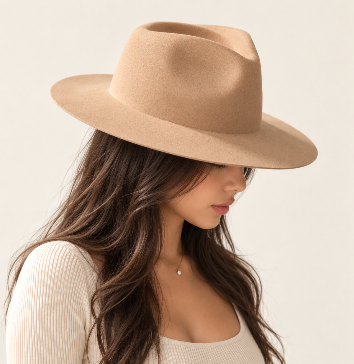 Premium Austrian Wool Wide Brim Fedora Hat