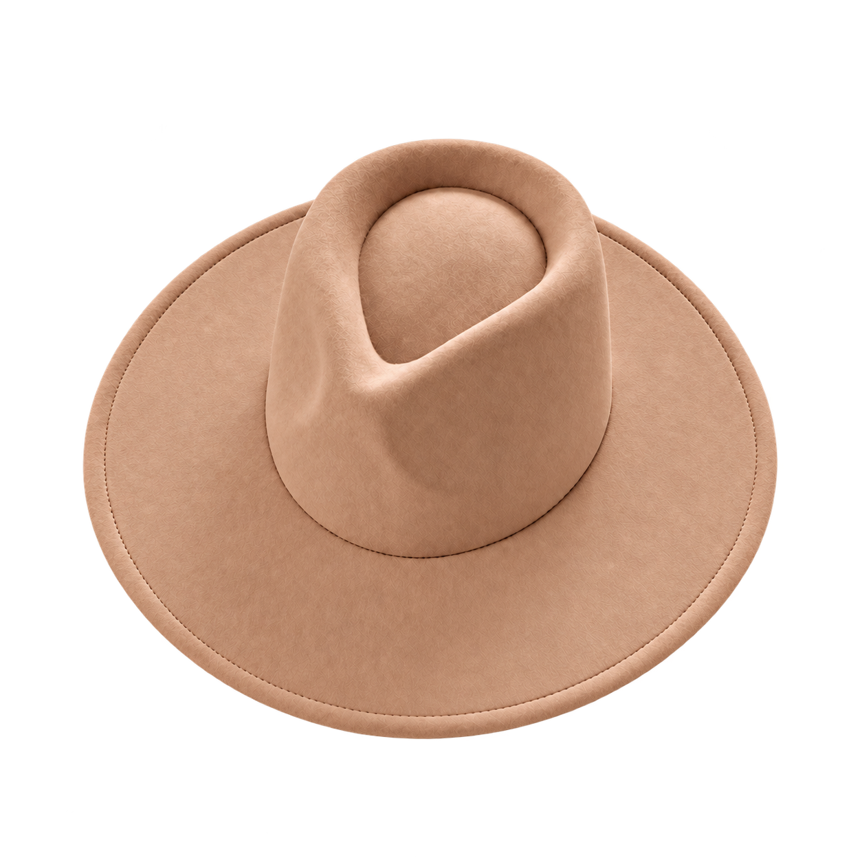 Vegan Felt Wide Brim Rancher Hat in Faux Felt