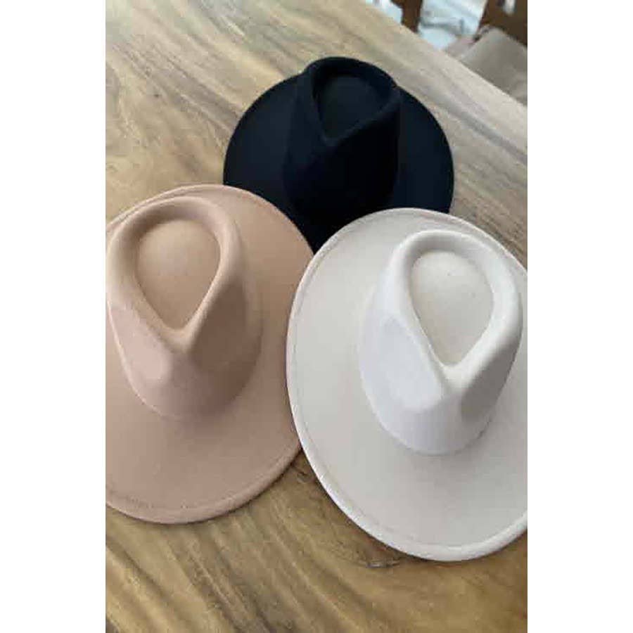 Kids XS Vegan Felt Wide Brim Rancher Hat