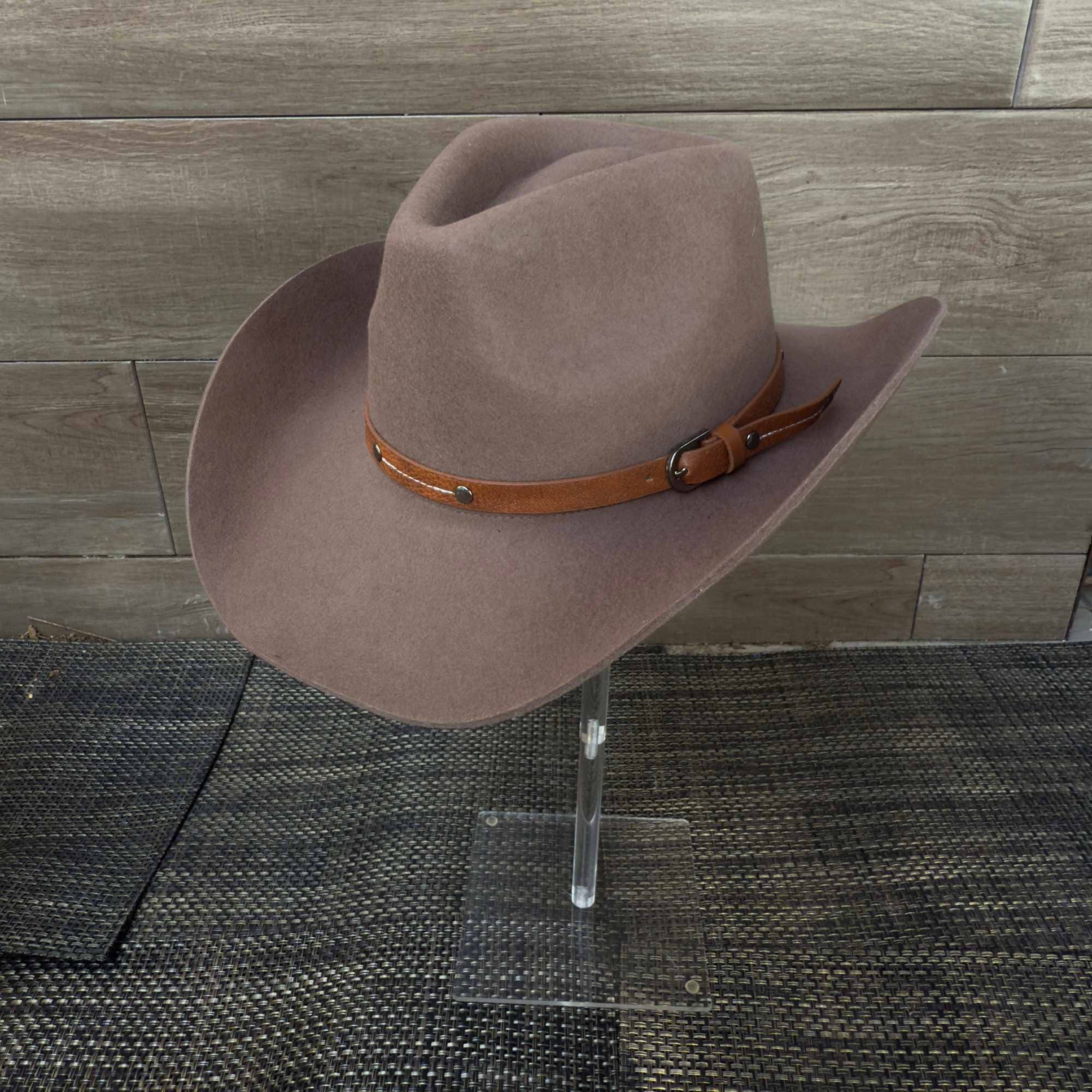 Australian Wool Cowboy Hat with Leather Band