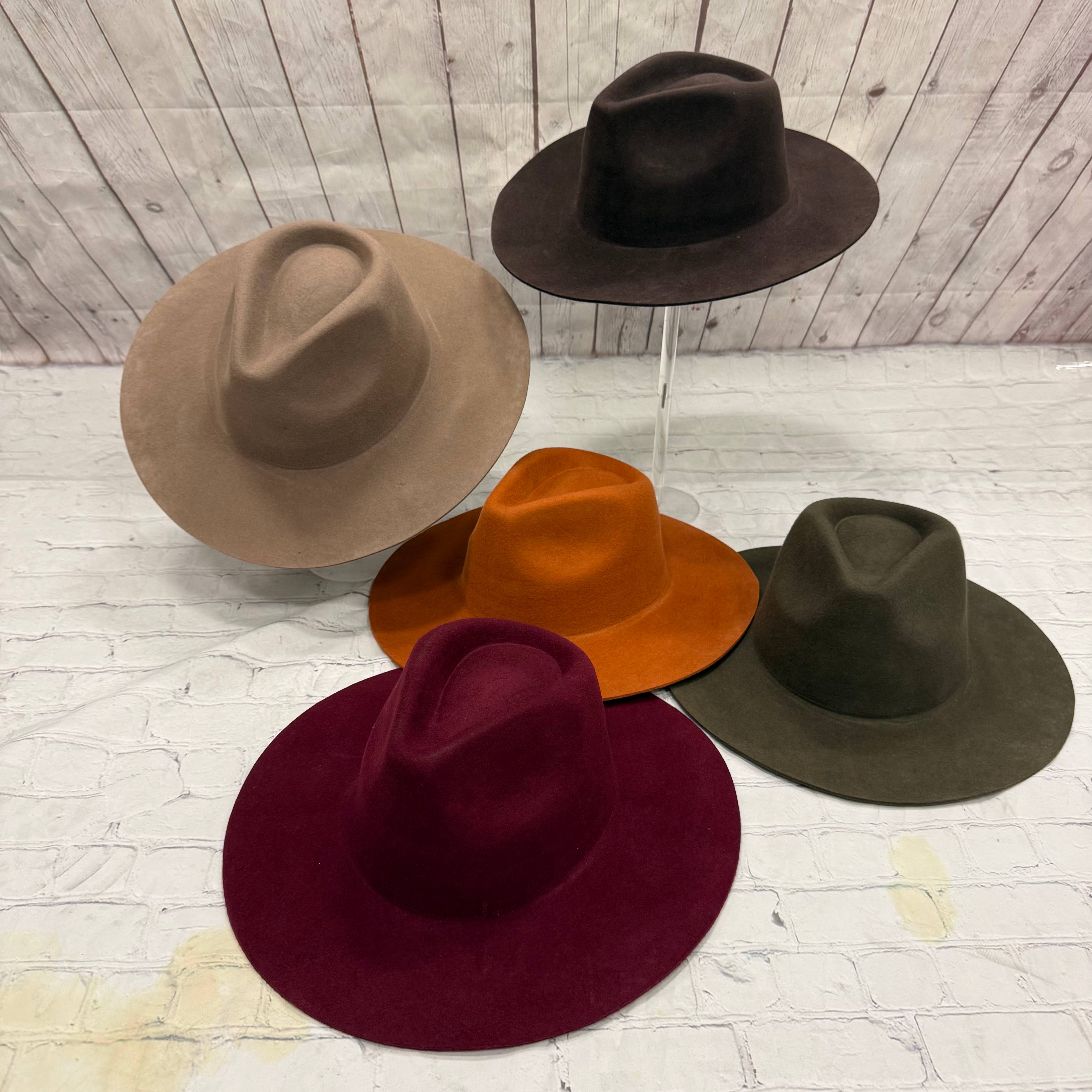 Classic Wool Rancher Hat detail