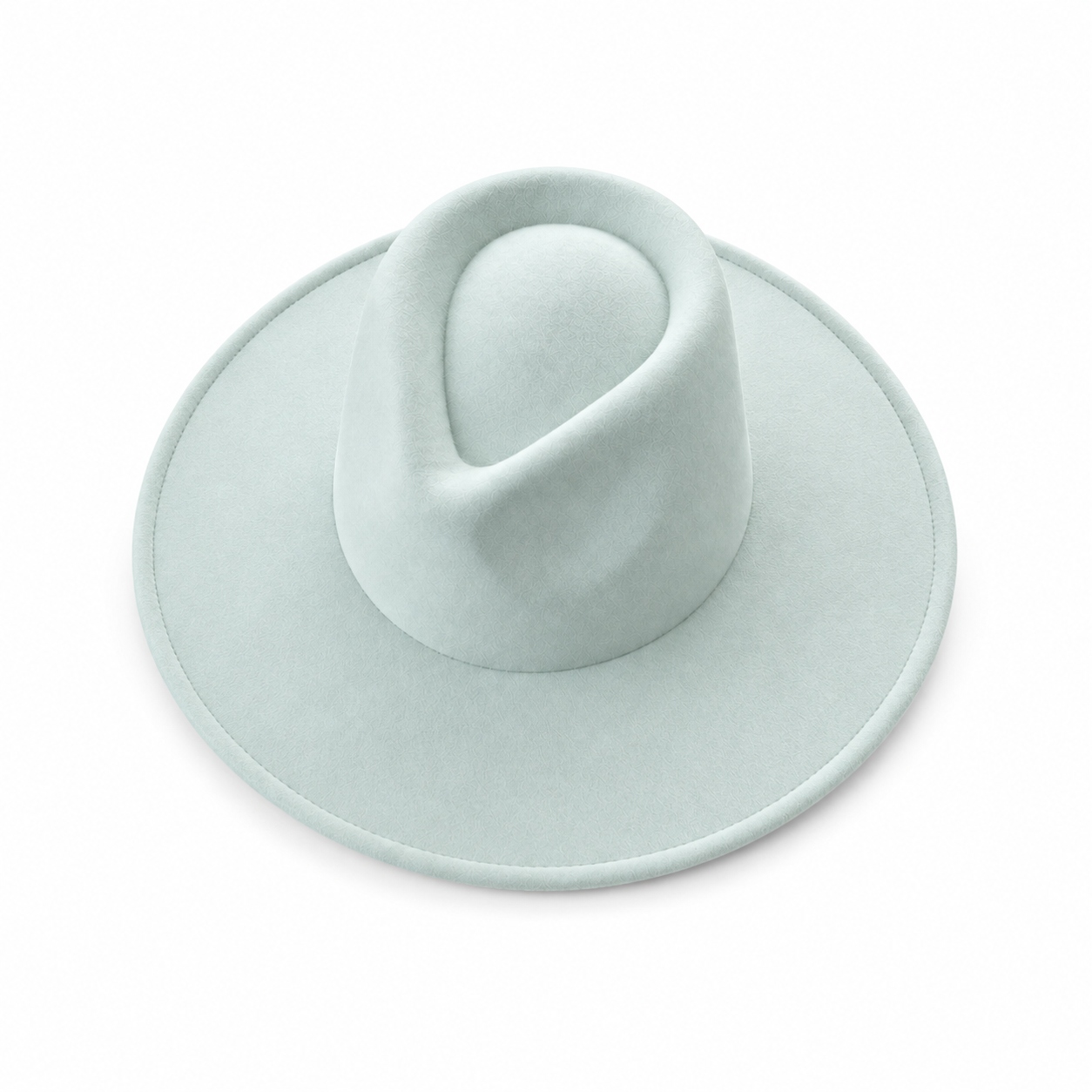 Vegan Felt Wide Brim Rancher Hat in Faux Felt