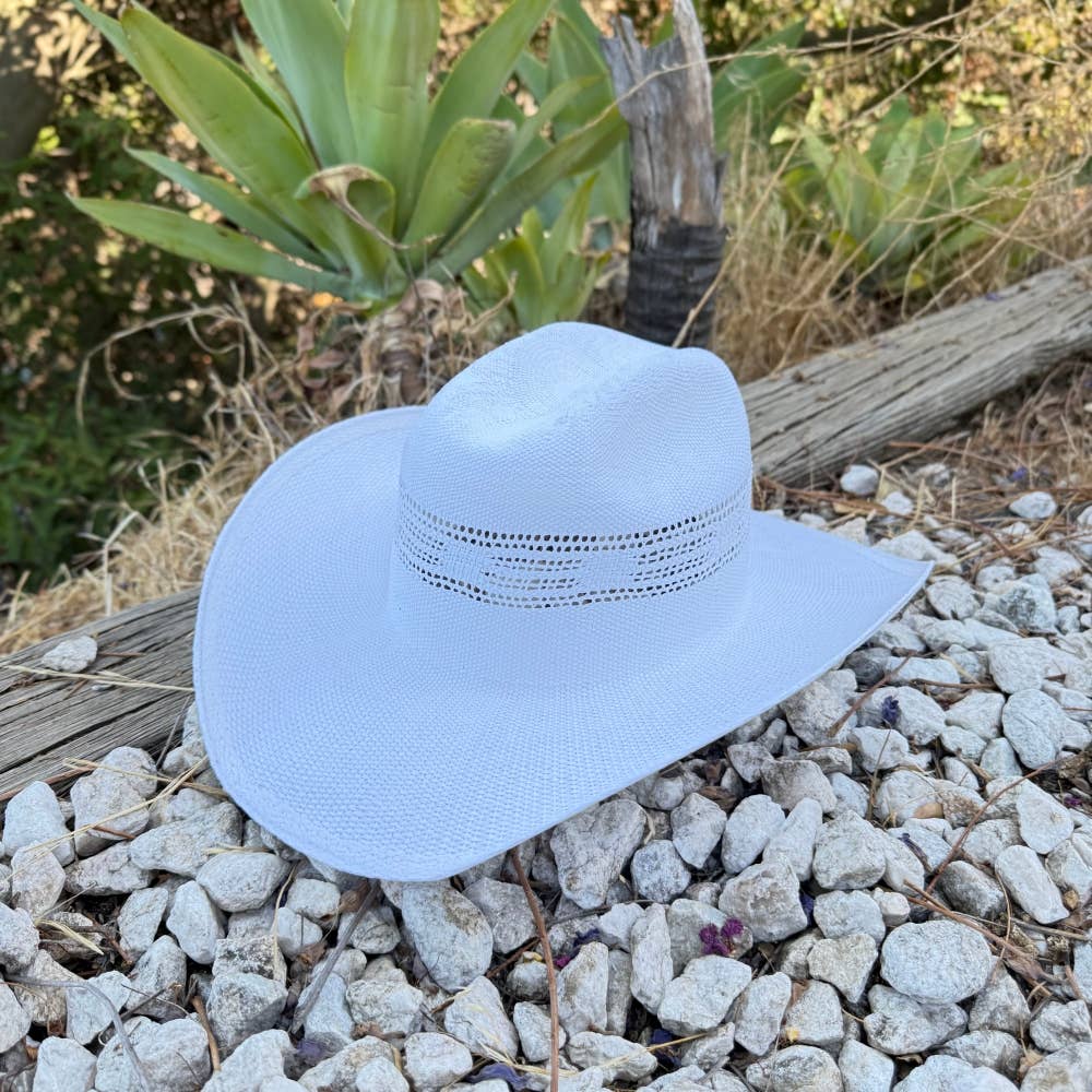 Woven Straw Vented Cowboy Hat – Shapeable Western Hat