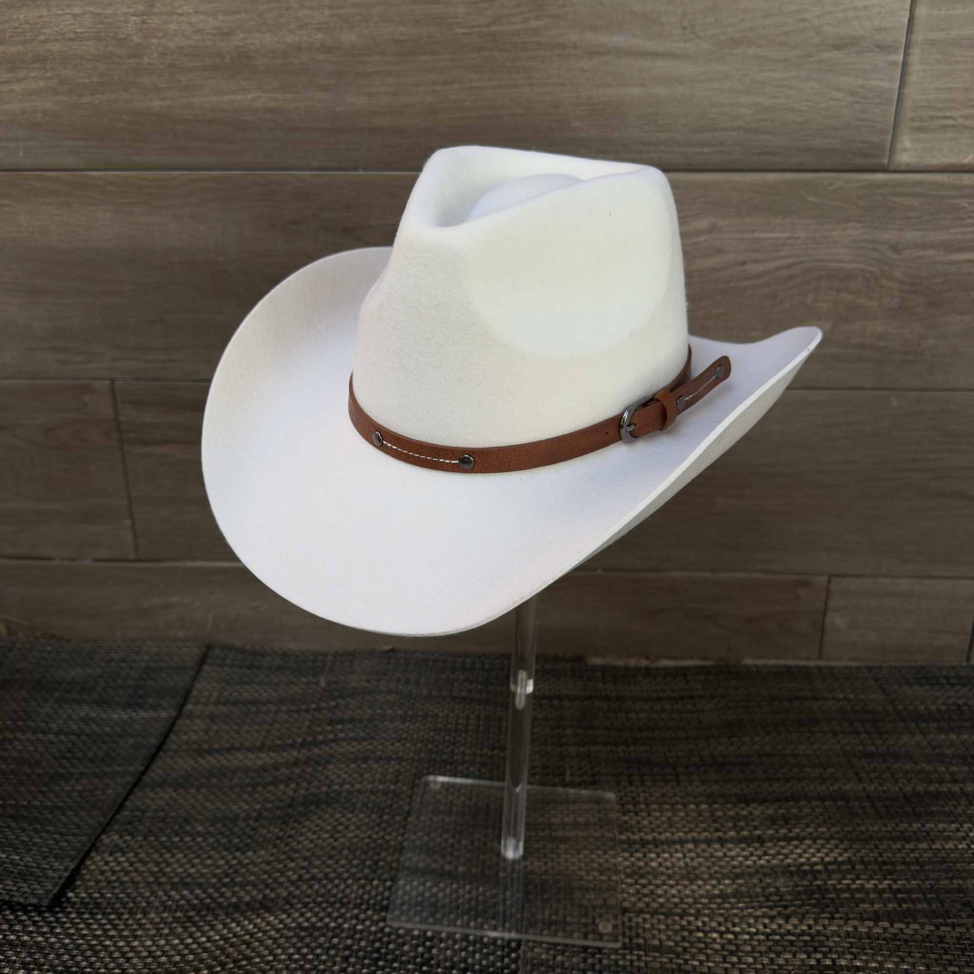 Australian Wool Cowboy Hat with Leather Band