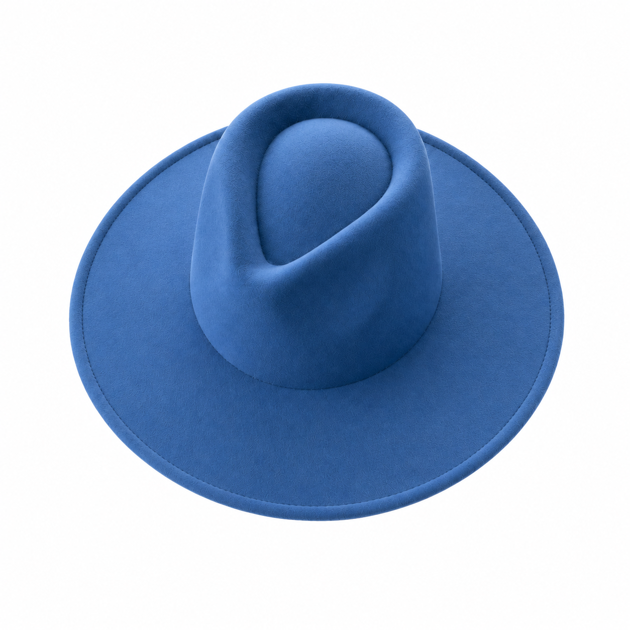 Vegan Felt Wide Brim Rancher Hat in Faux Felt