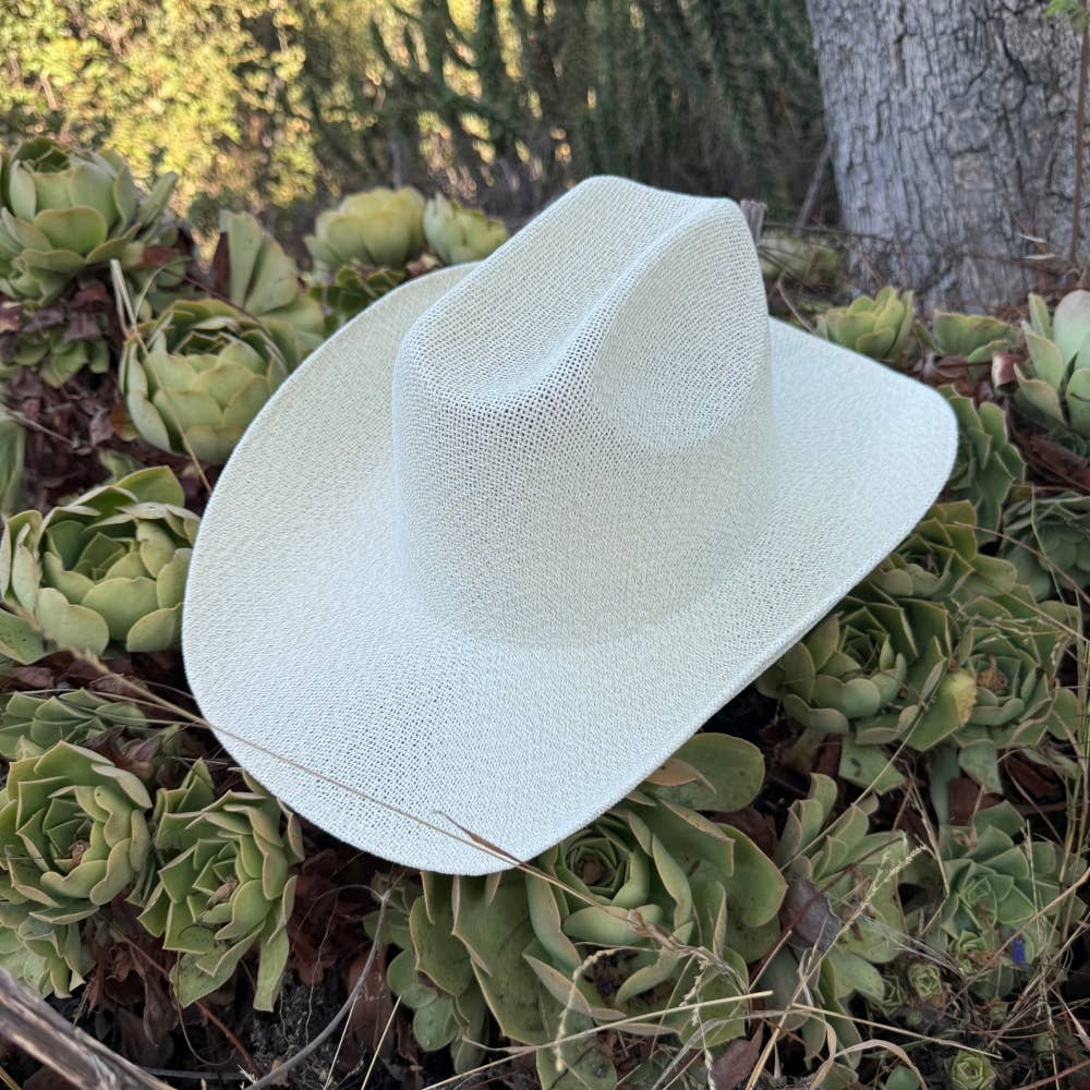 Lightweight Mesh Straw Cowboy Hat