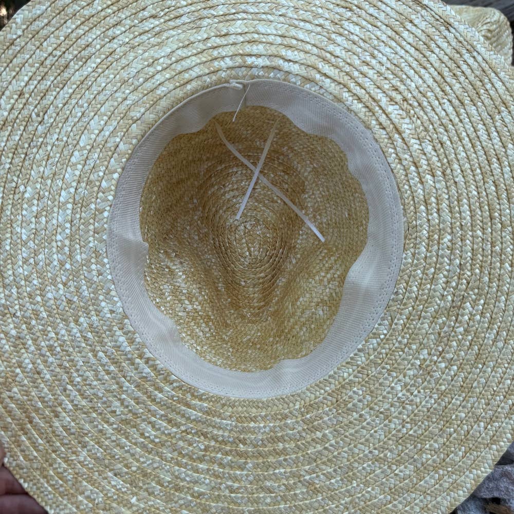 Classic Wide Brim Straw Rancher Hat – Natural Summer