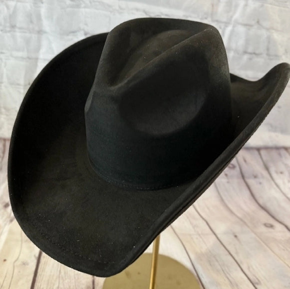 FASHION VEGAN SUEDE COWBOY HAT