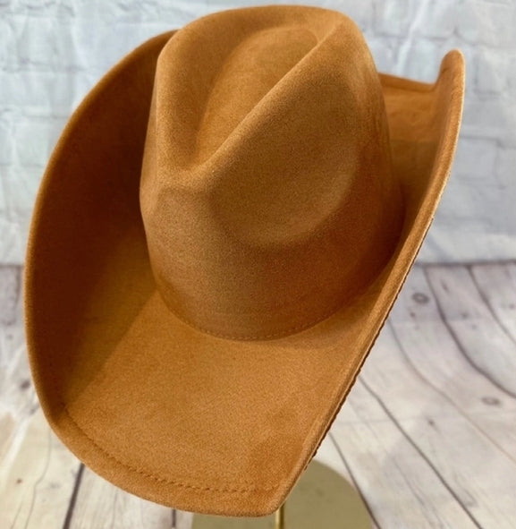 FASHION VEGAN SUEDE COWBOY HAT