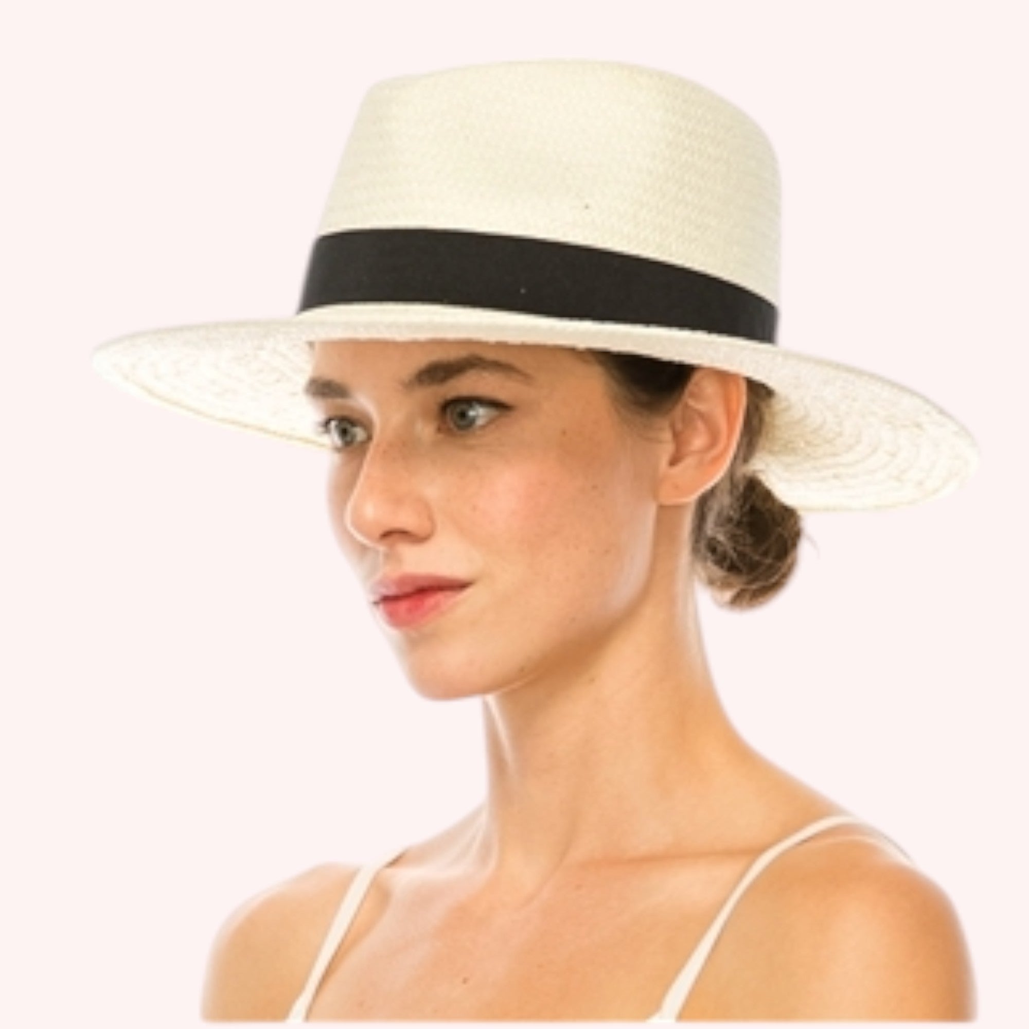 Handwoven Toyo Straw Panama Hat