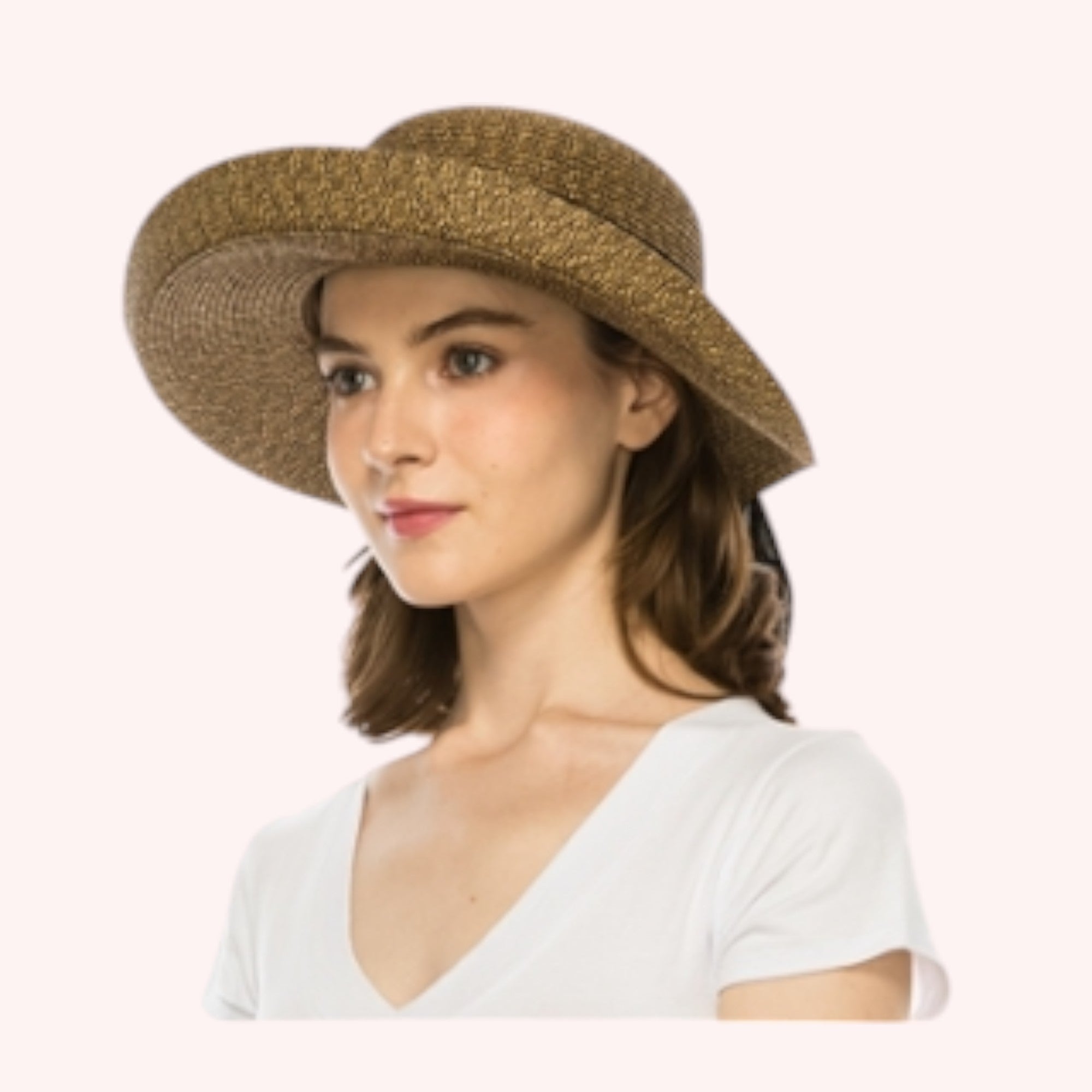 Front Flip Sun Hat w/ Sash