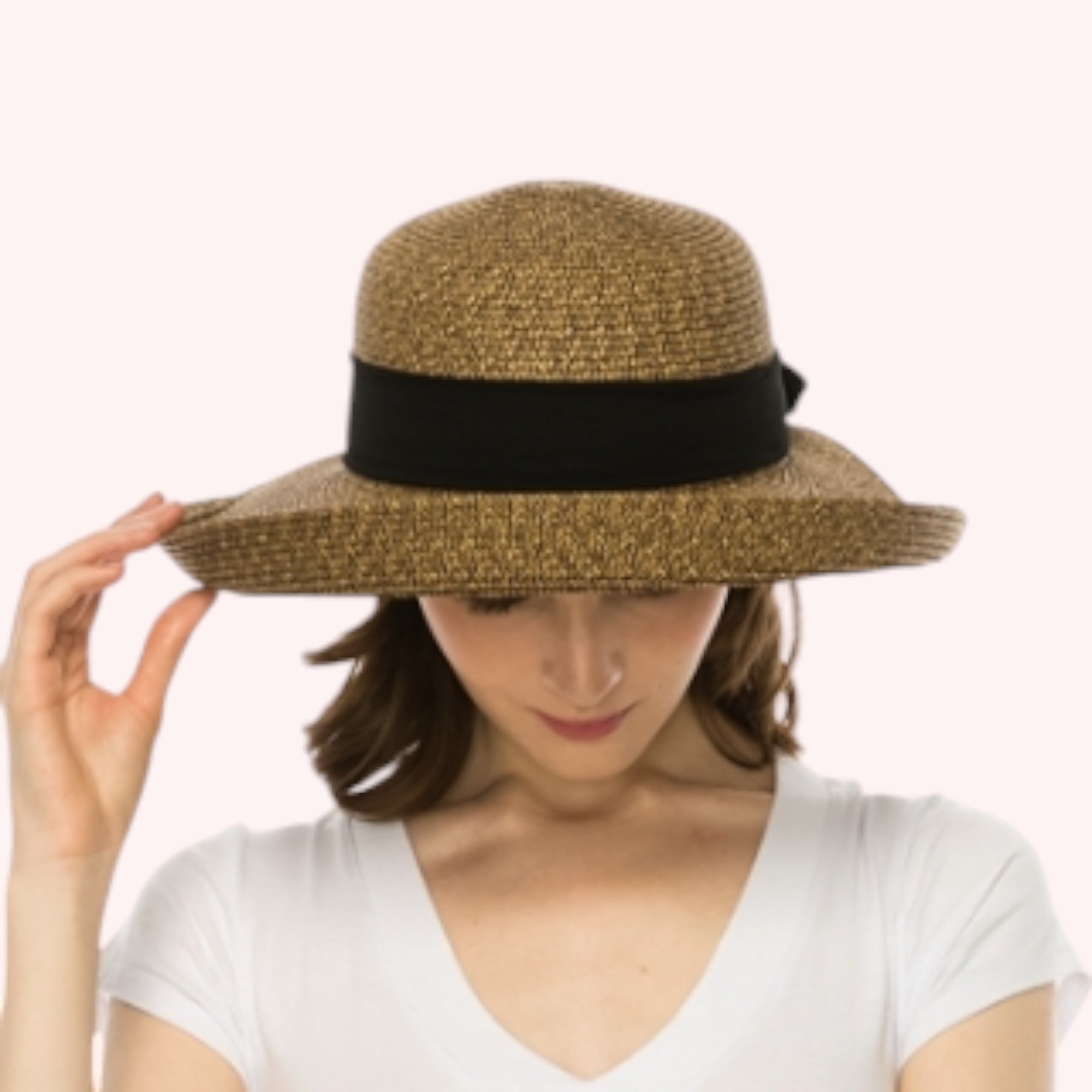 Front Flip Sun Hat w/ Sash