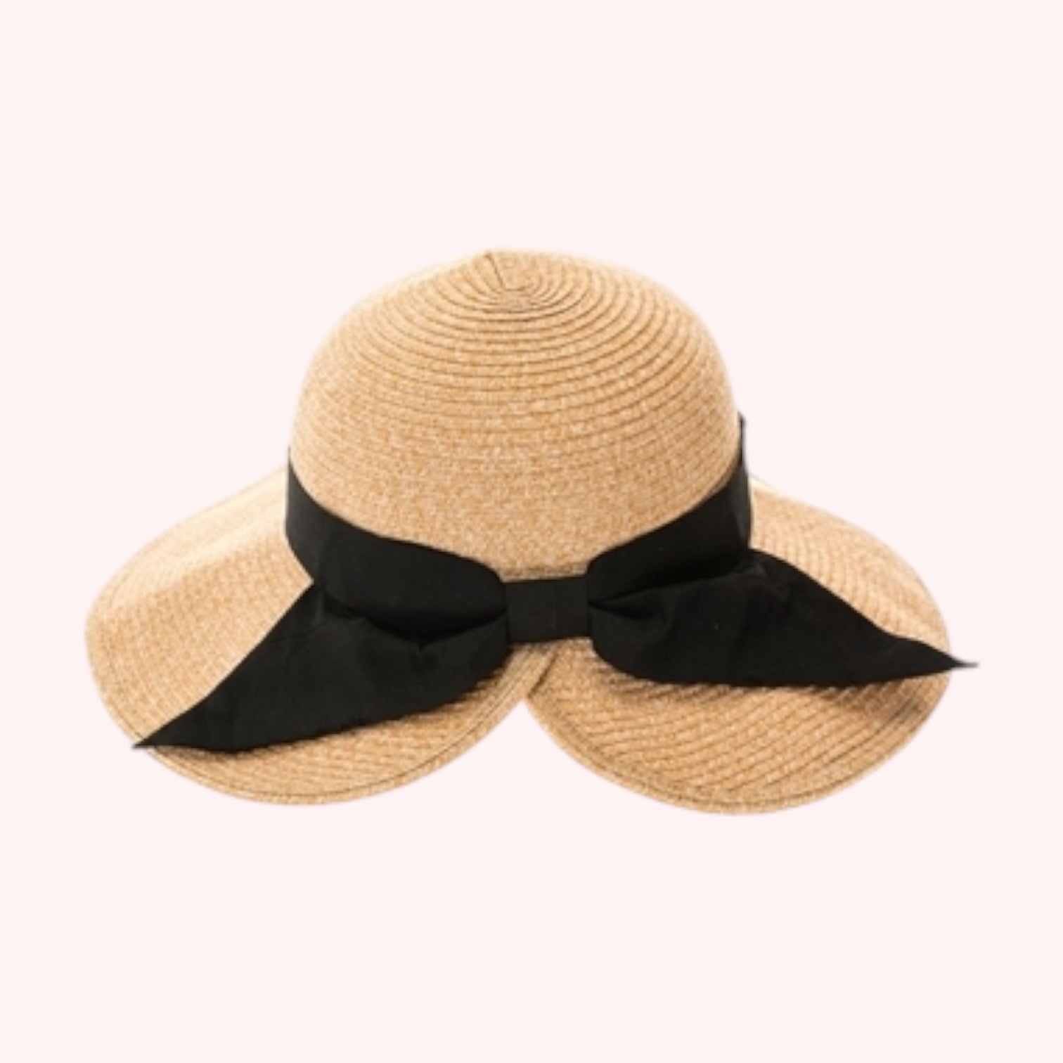 Foldable Sun Hat w/ Bow