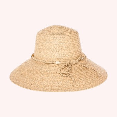 Raffia Straw Lampshade Sun Hat