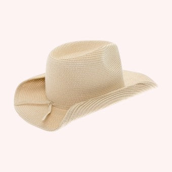 Kids Straw Cowboy Hat