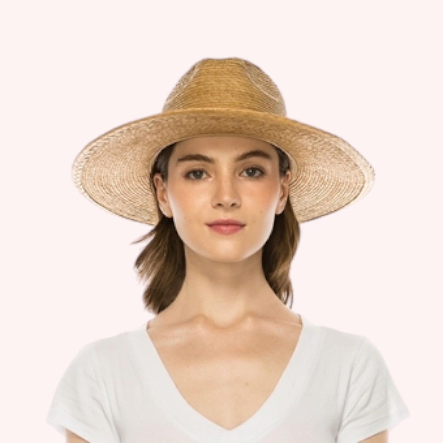 Palm Leaf Straw Panama Hat