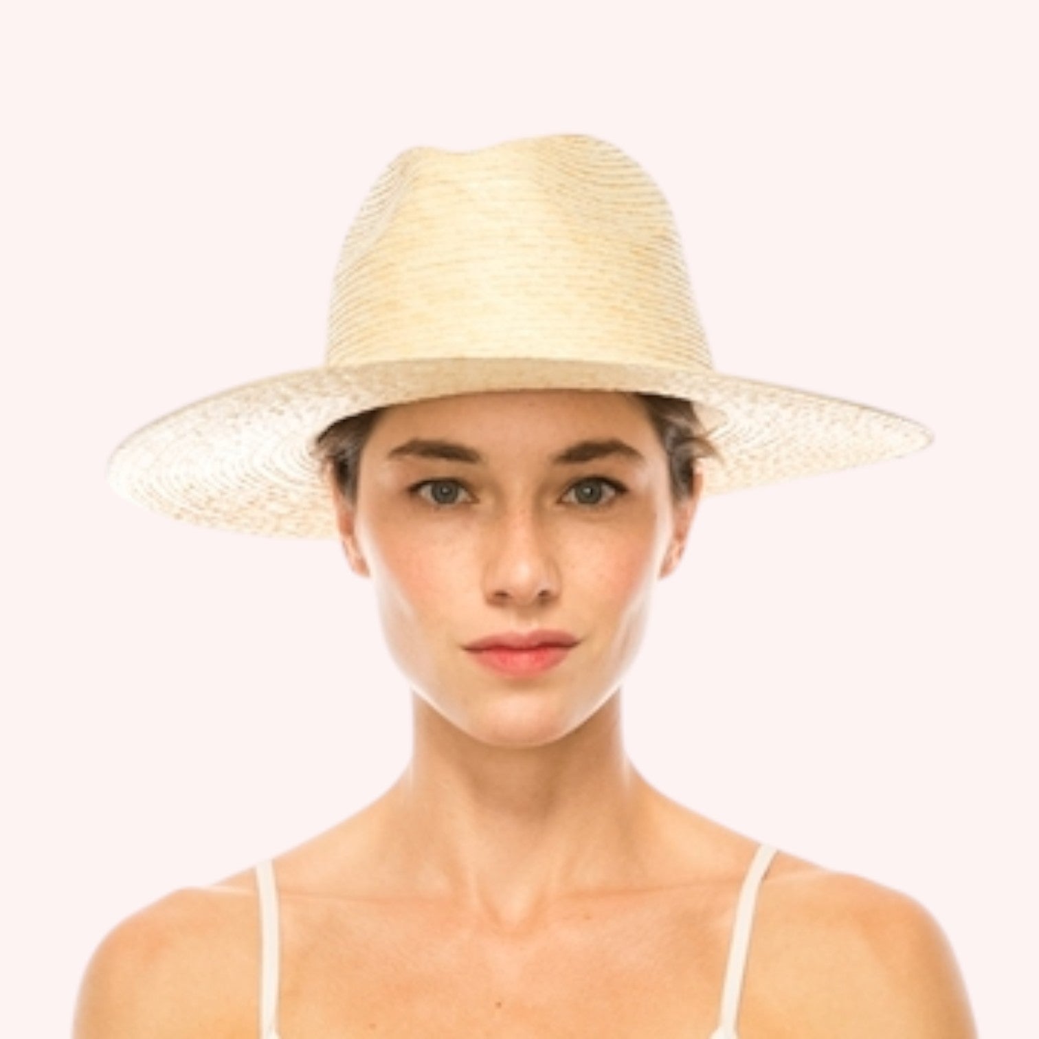 Palm Leaf Straw Panama Hat