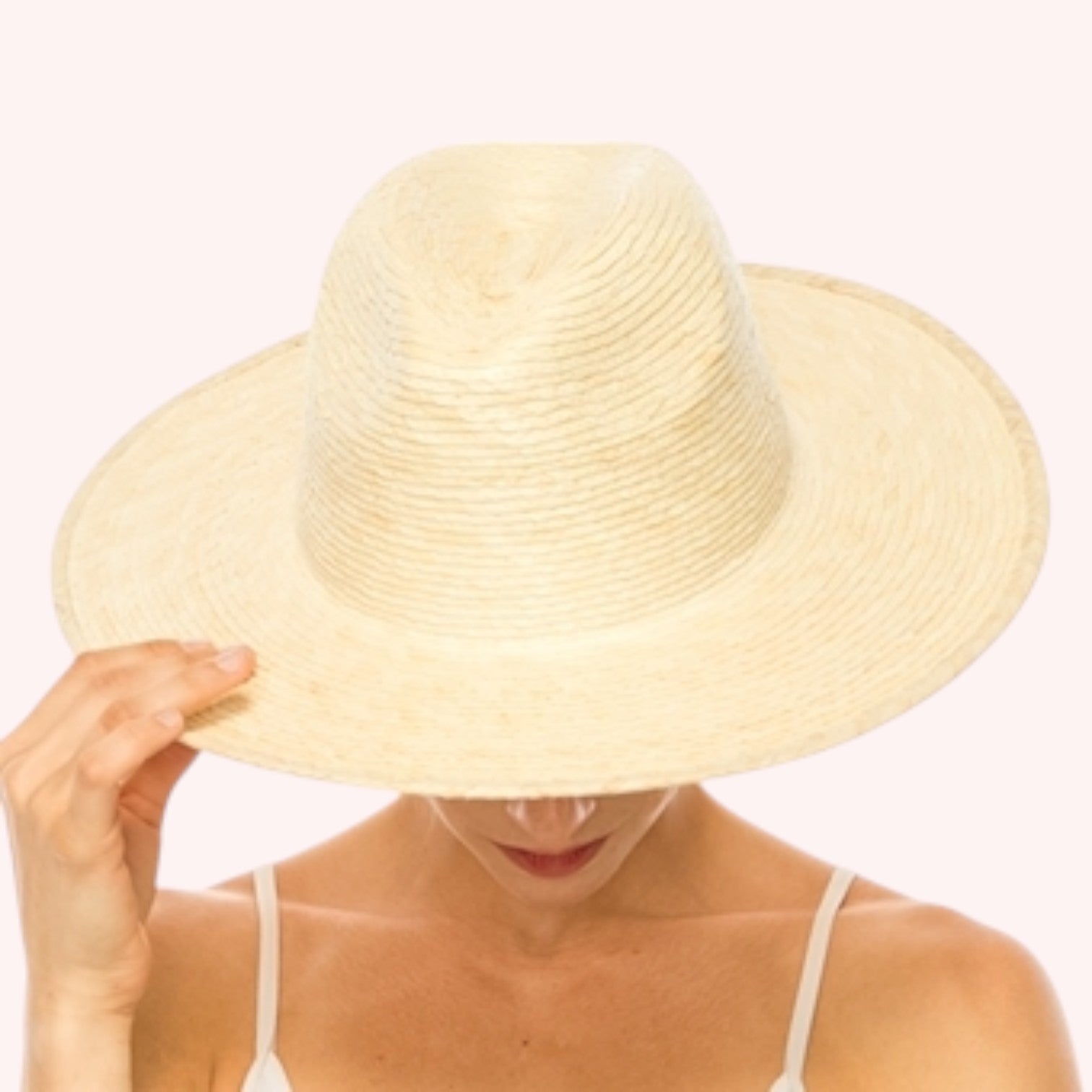 Palm Leaf Straw Panama Hat