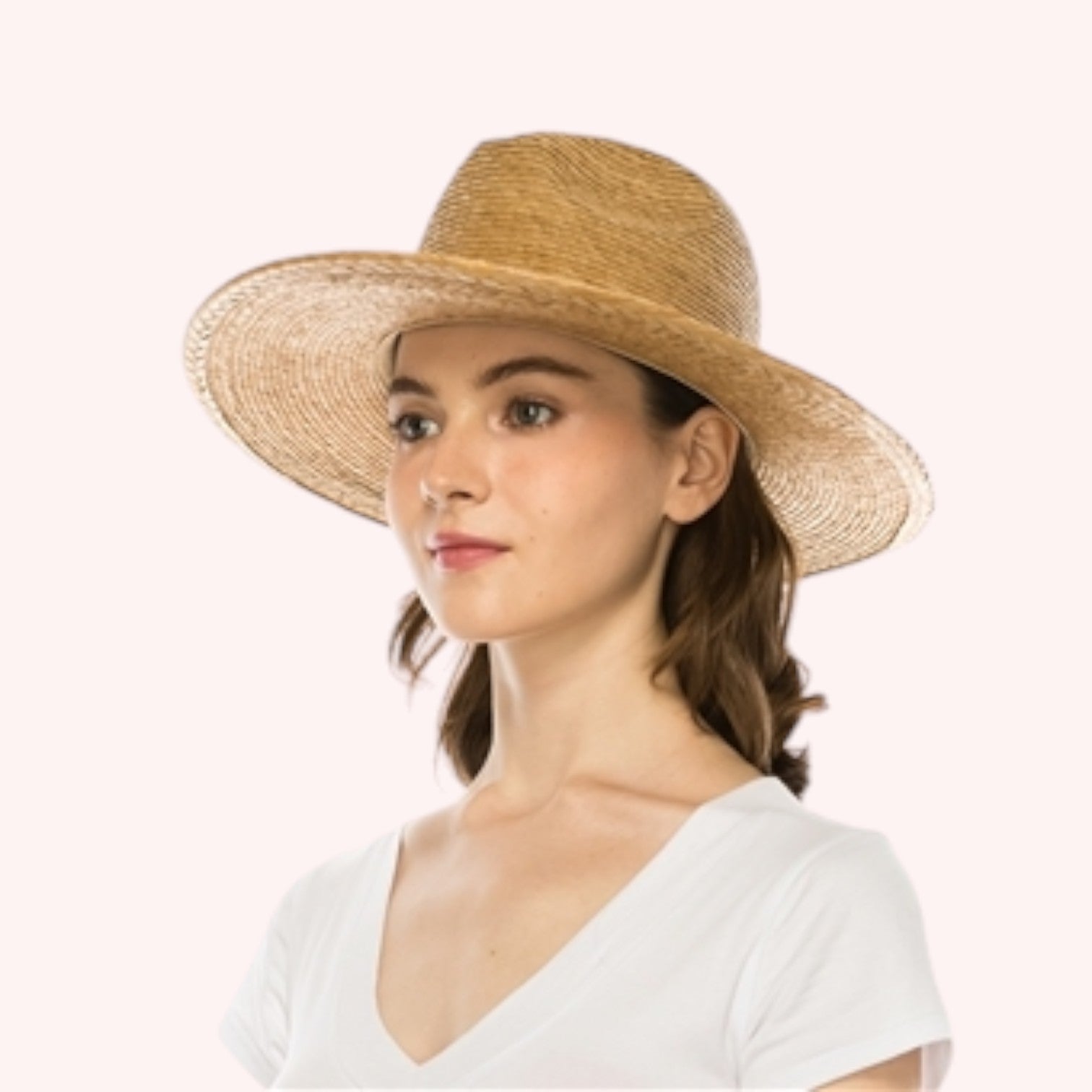 Palm Leaf Straw Panama Hat