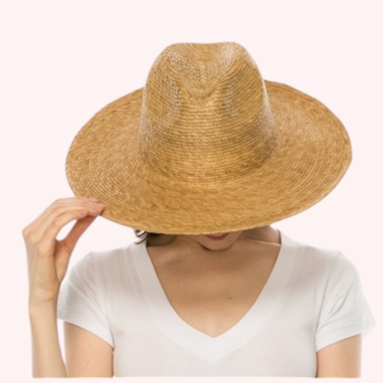 Palm Leaf Straw Panama Hat