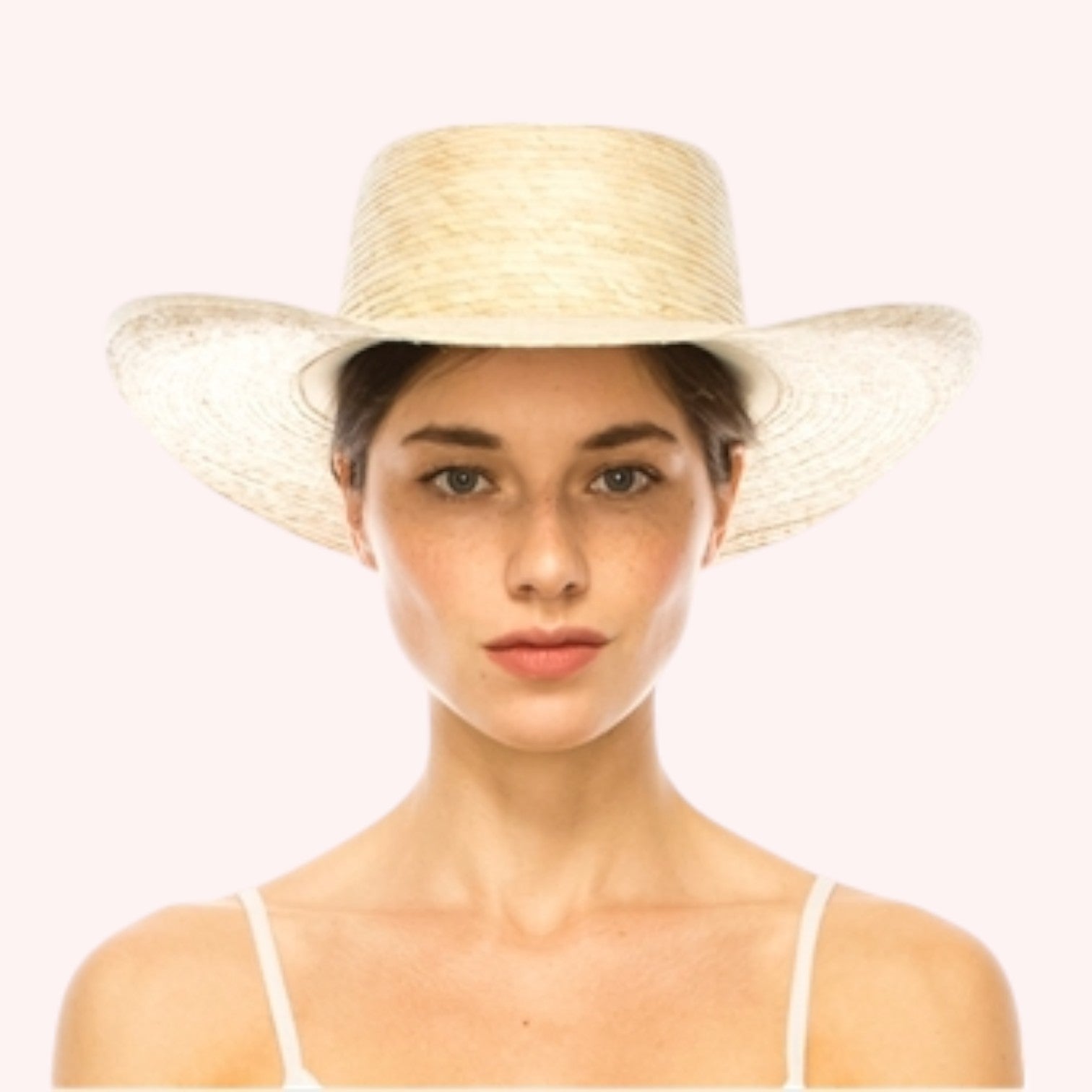 Palm Leaf Western Gambler Hat