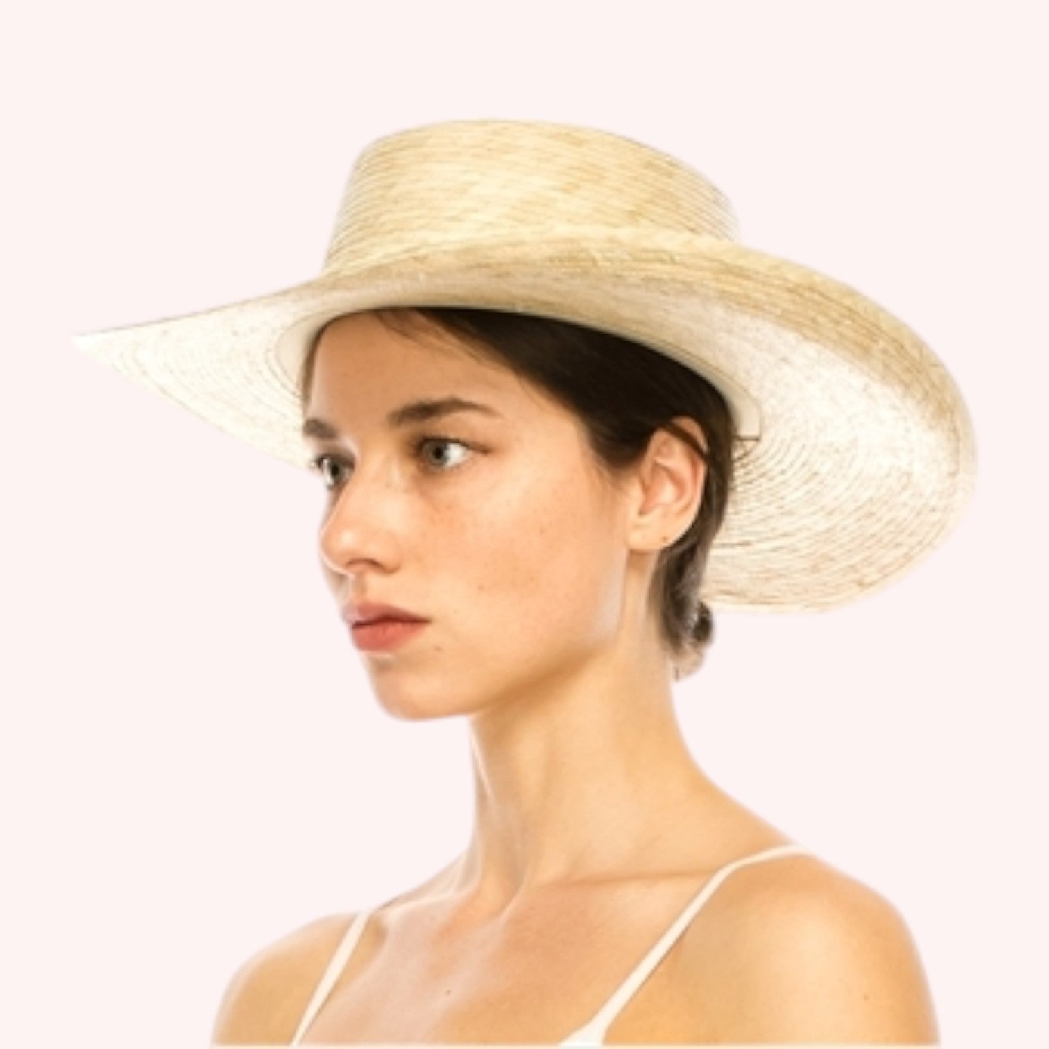 Palm Leaf Western Gambler Hat