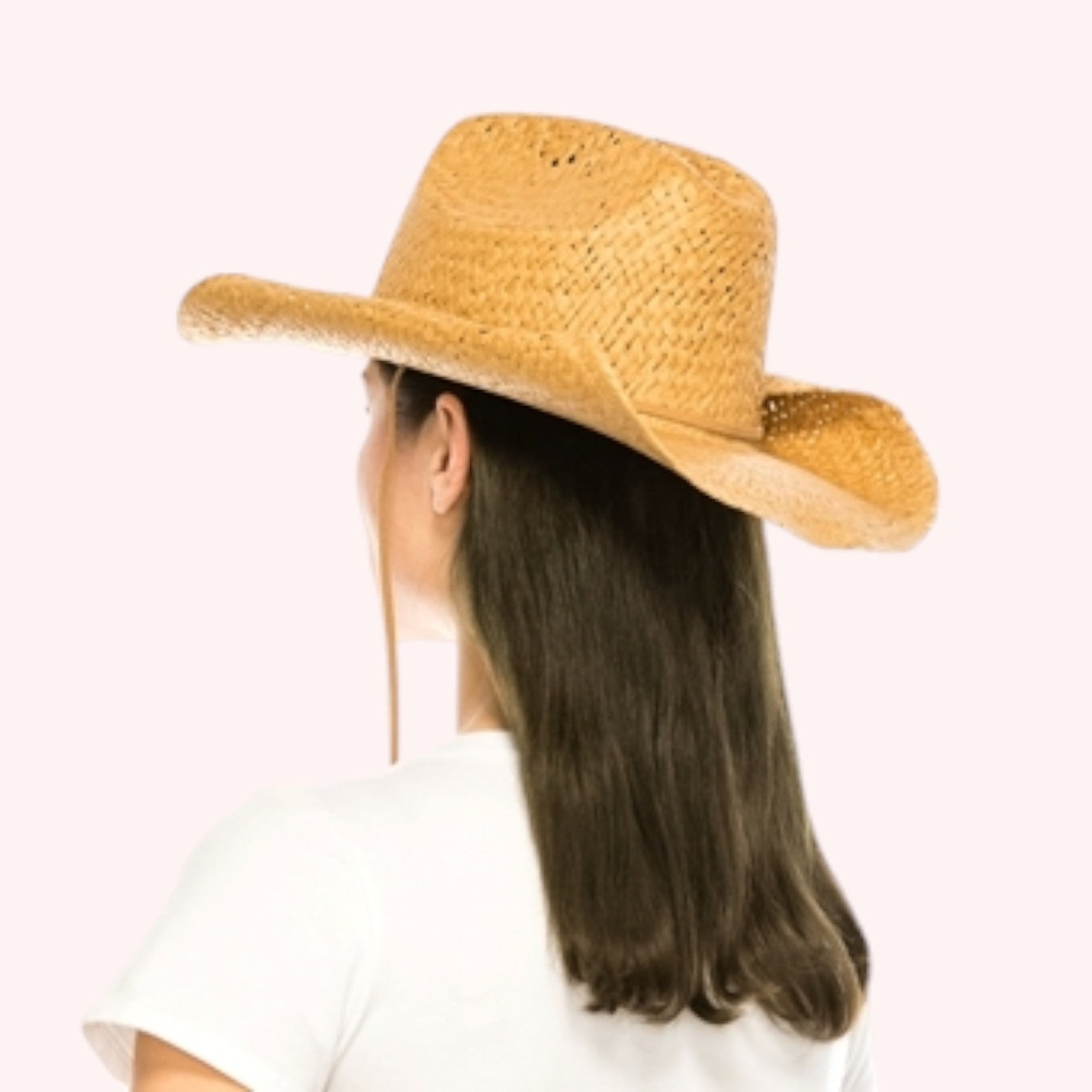 Handwoven Straw Cowboy Hat - 5 Colors!