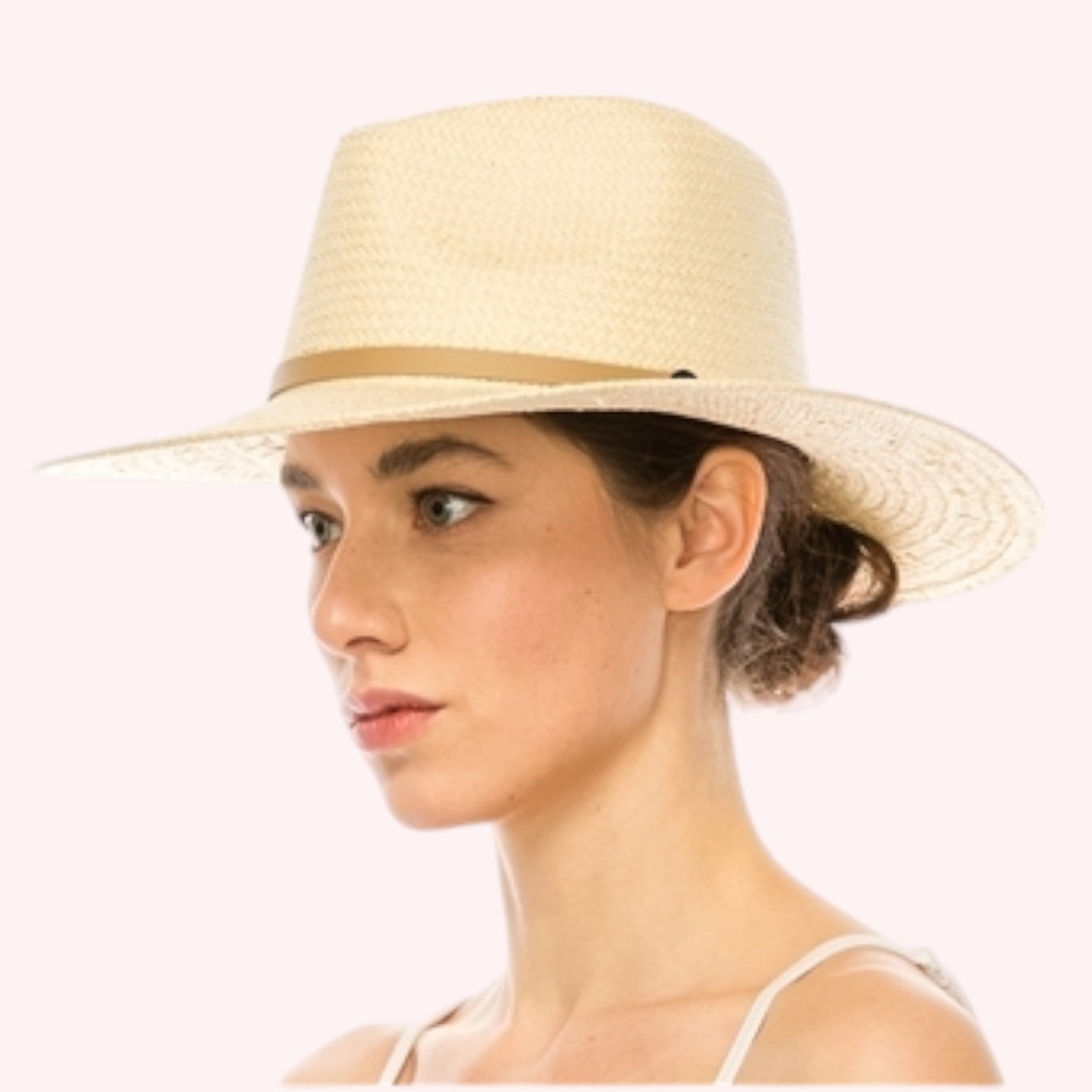 Handwoven Toyo Straw Panama Hat