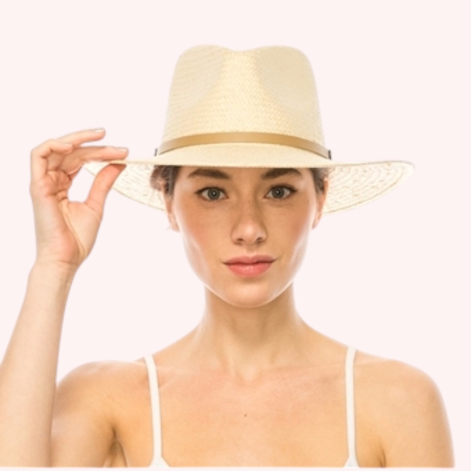 Handwoven Toyo Straw Panama Hat