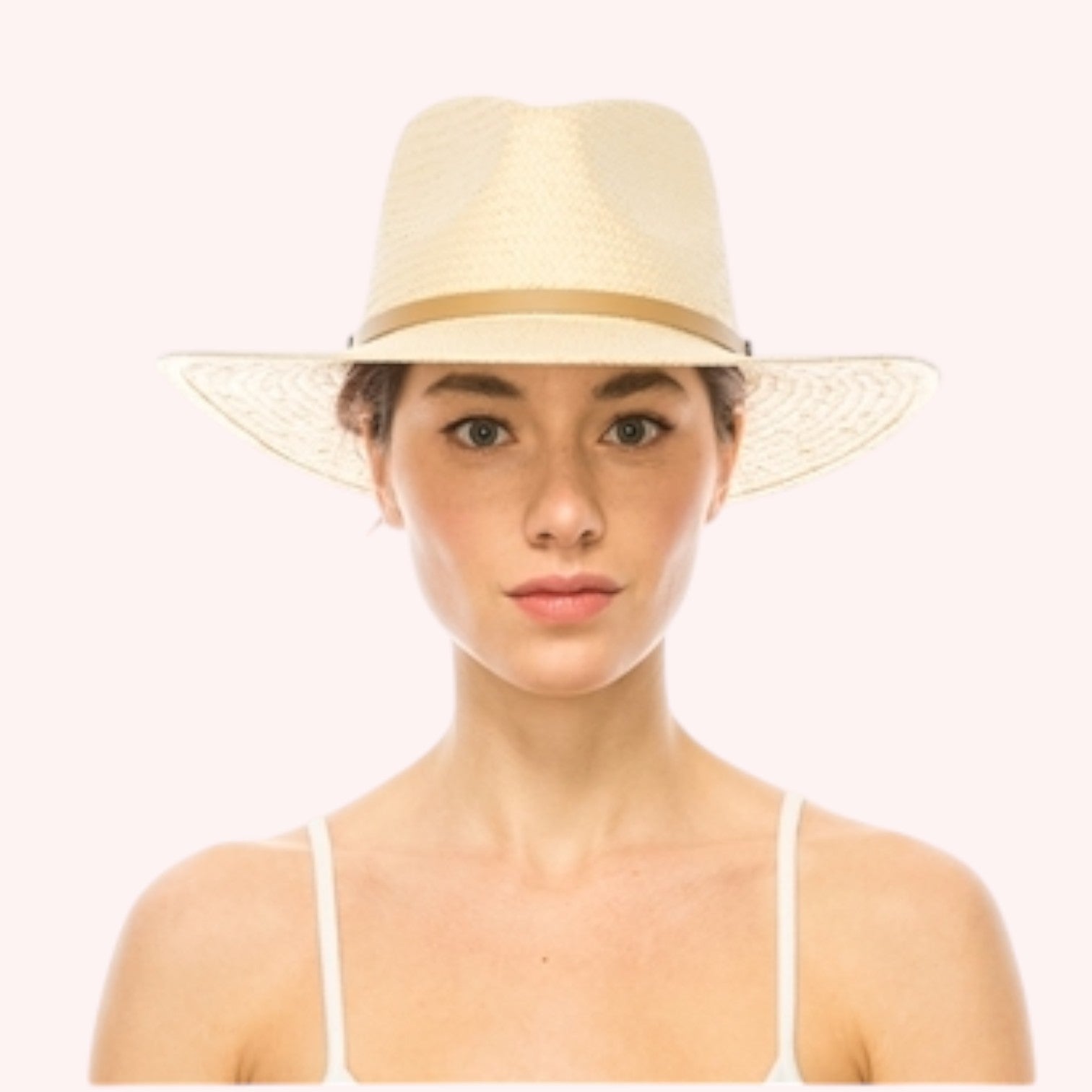 Handwoven Toyo Straw Panama Hat