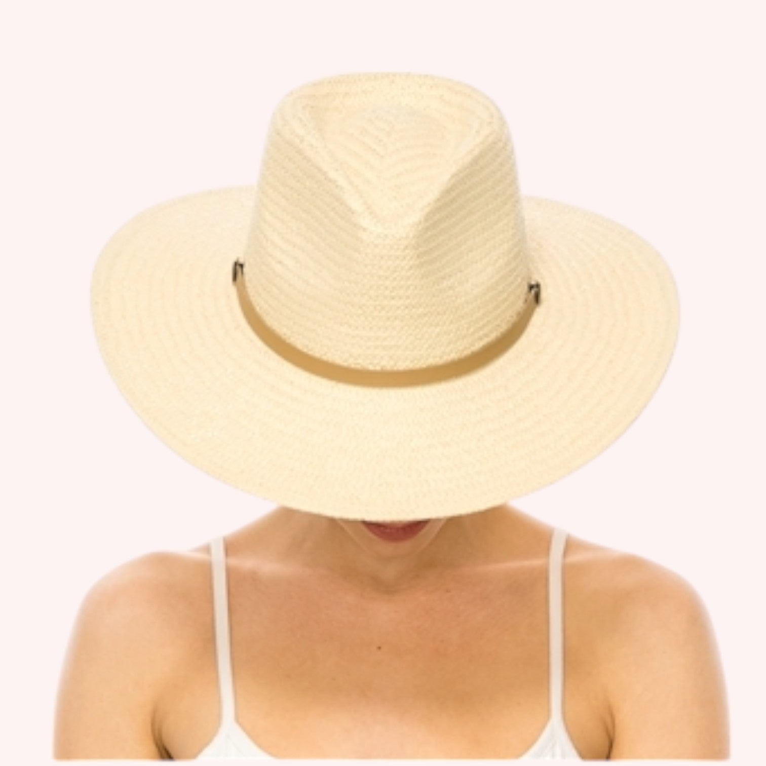 Handwoven Toyo Straw Panama Hat