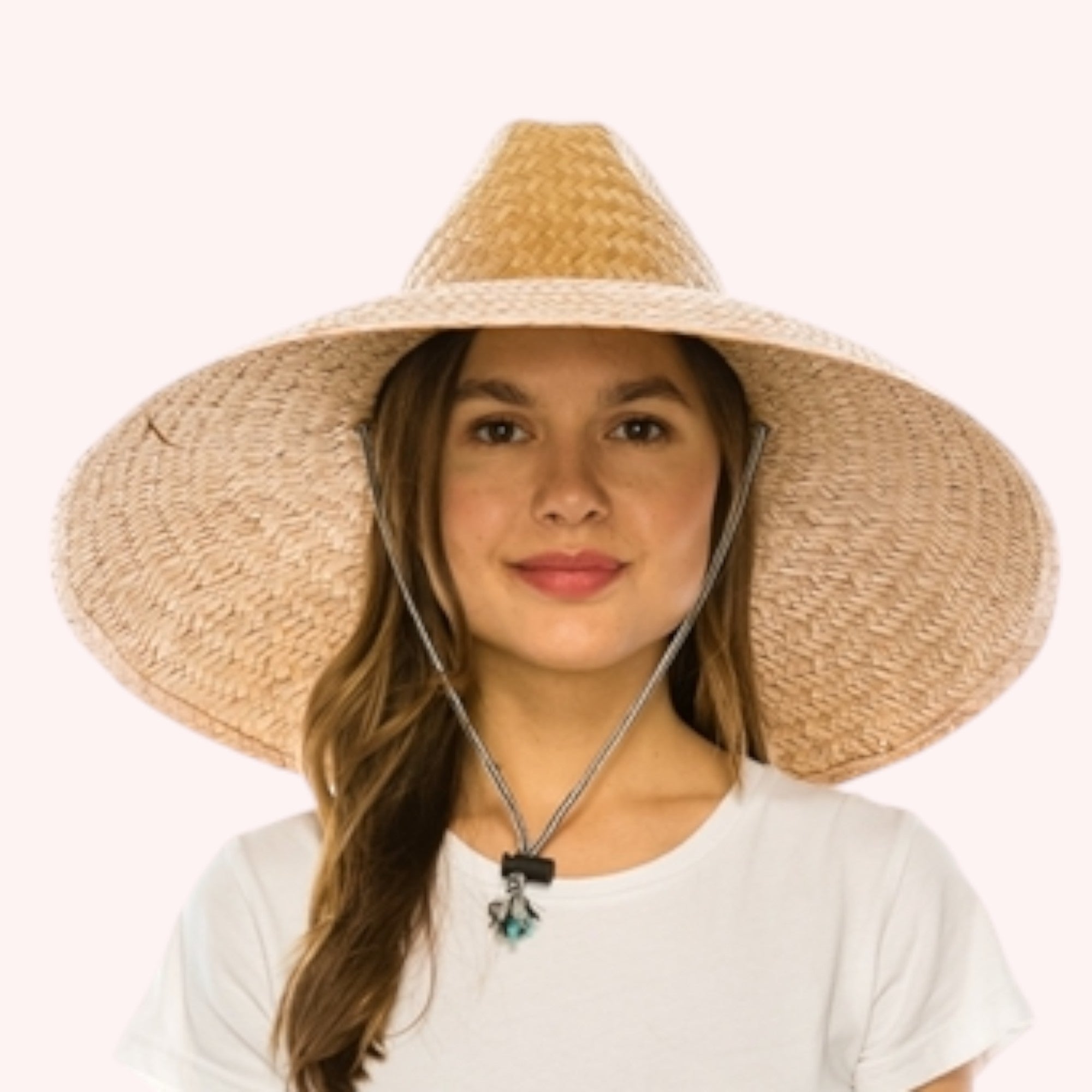 Oversized Palm Leaf Lifeguard Hat