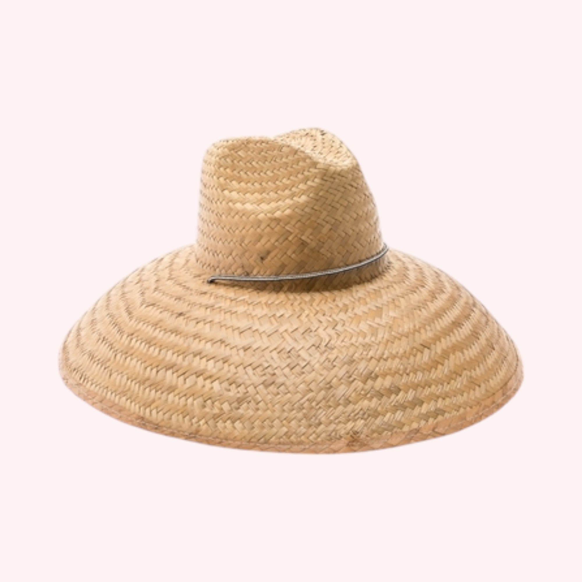 Oversized Palm Leaf Lifeguard Hat