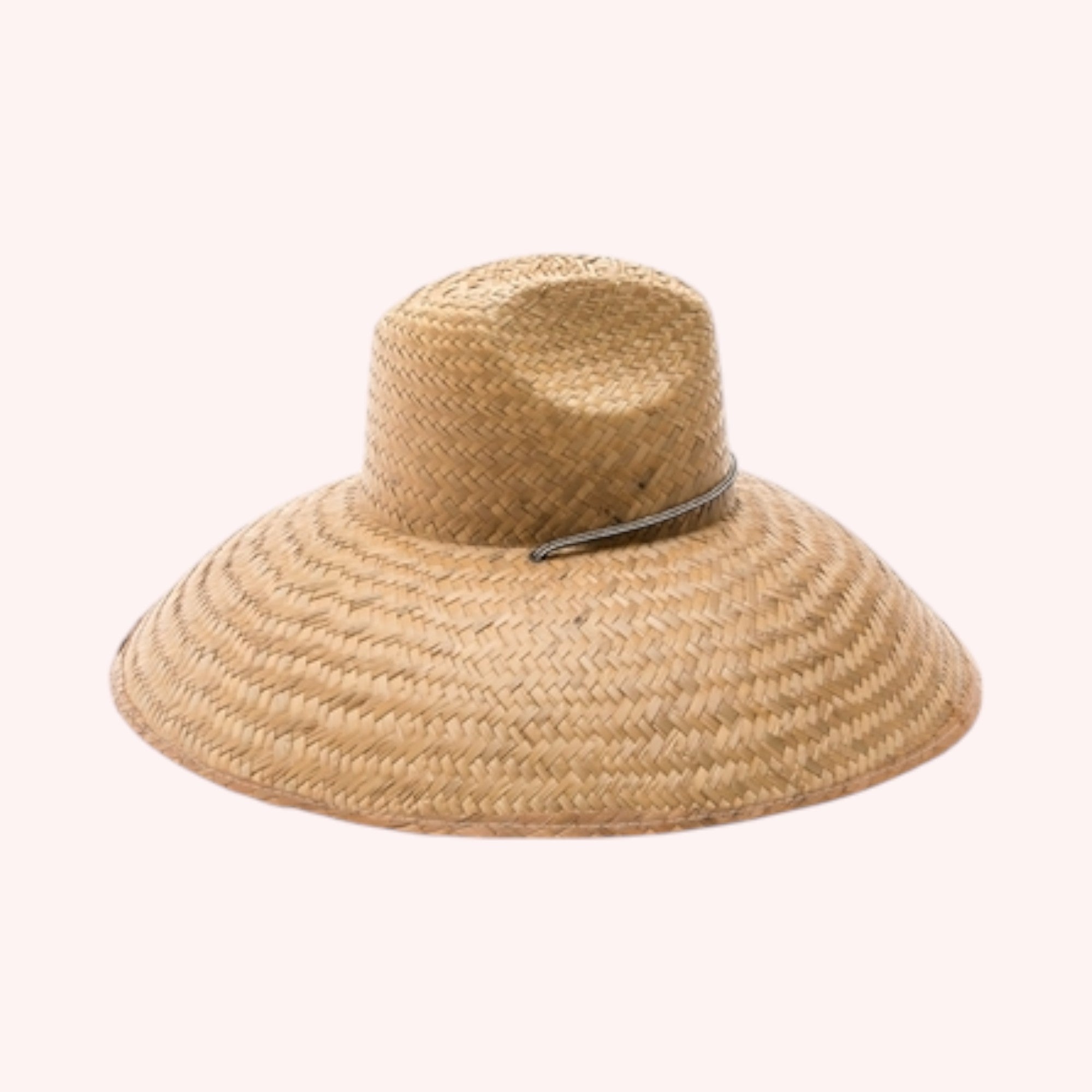 Oversized Palm Leaf Lifeguard Hat