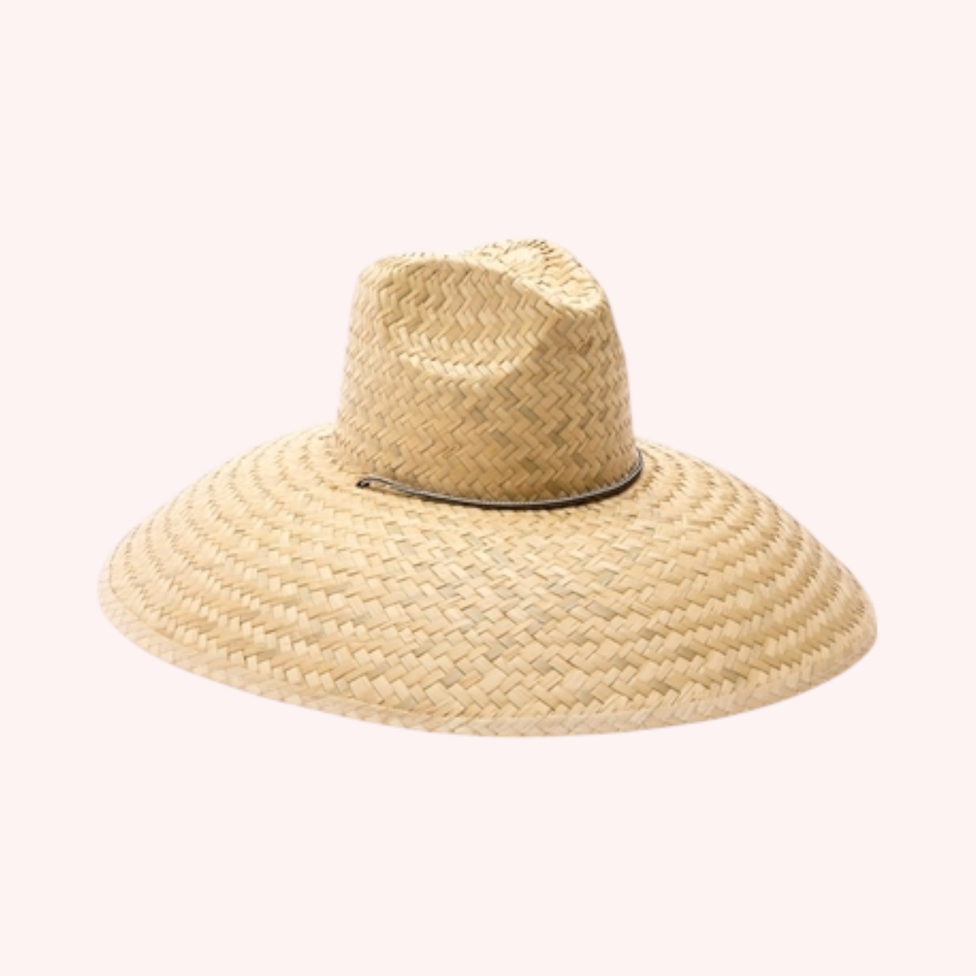 Oversized Palm Leaf Lifeguard Hat