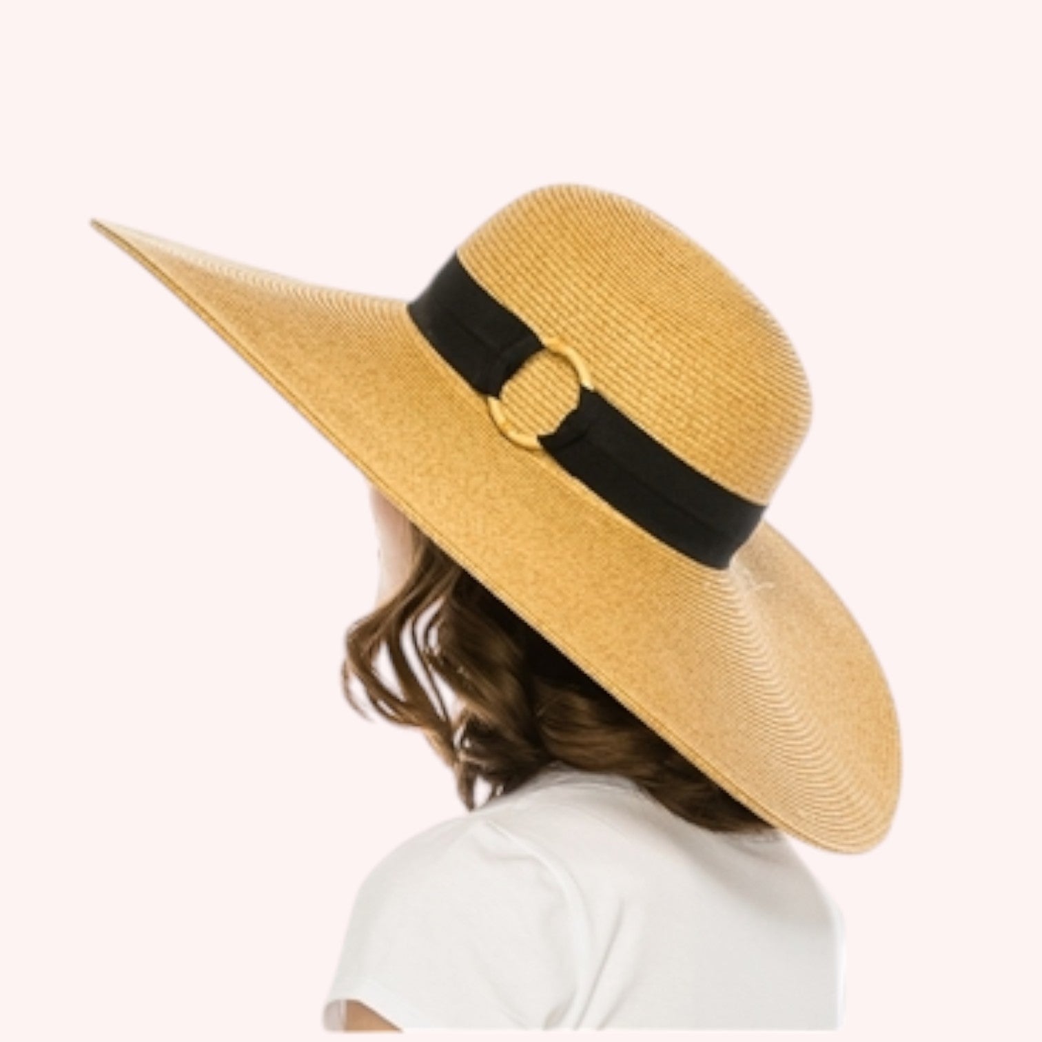 6-inch Brim Sun Hat with Bamboo Ring