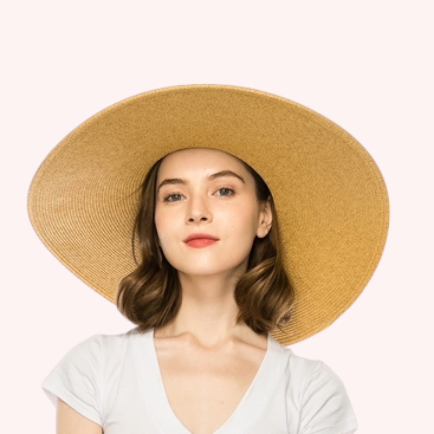 6-inch Brim Sun Hat with Bamboo Ring