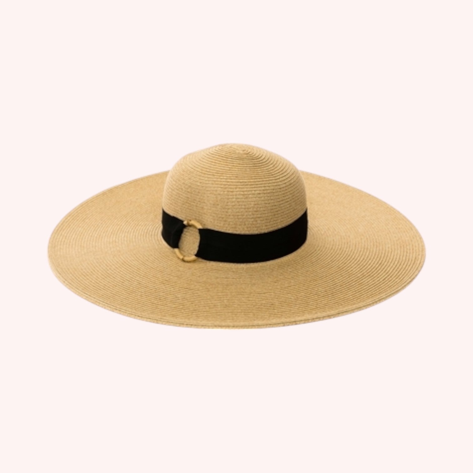 6-inch Brim Sun Hat with Bamboo Ring