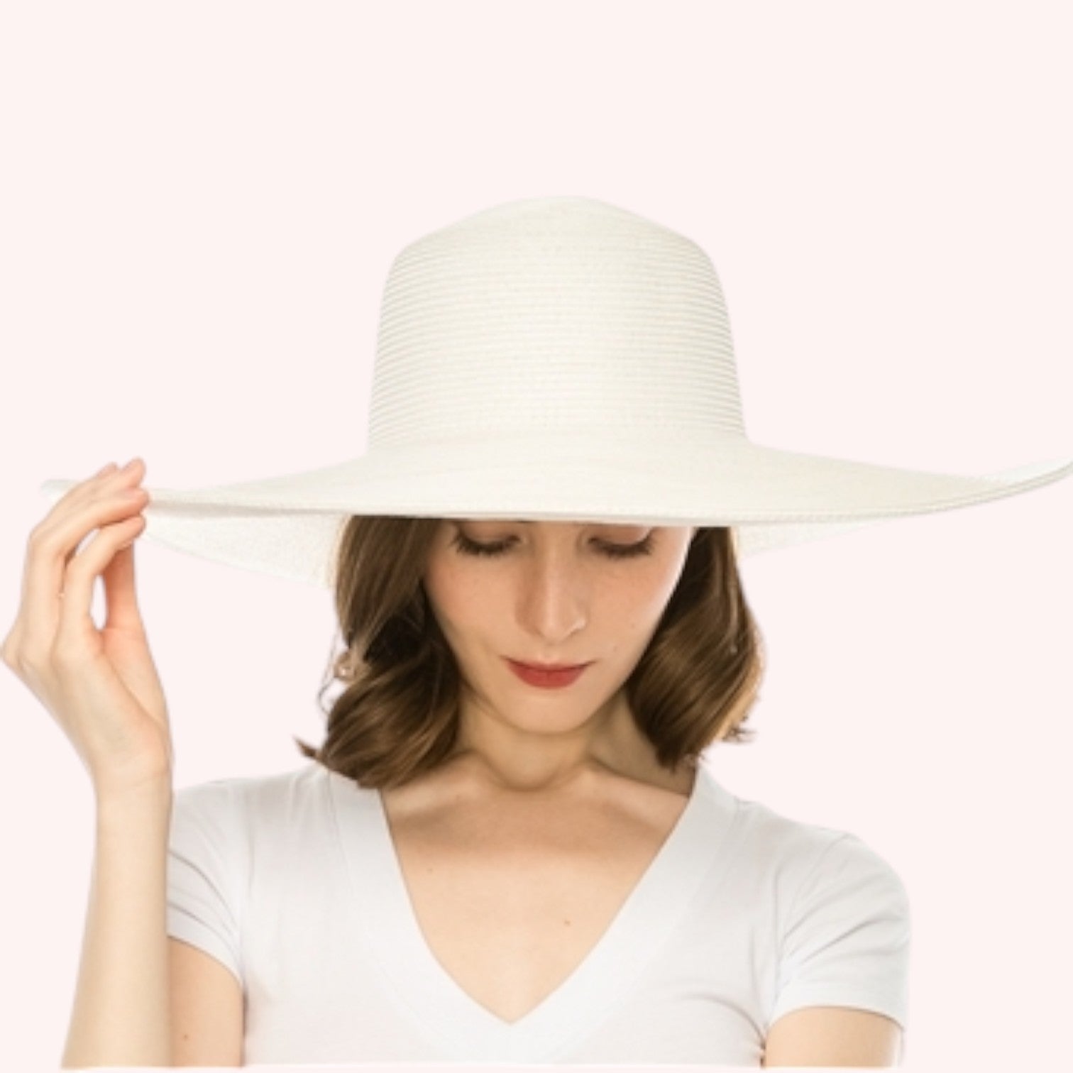 Six-Inch Brim Perfect Straw Hat - 3 COLORS